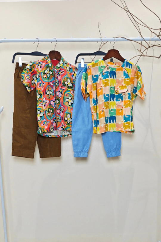 Colour Carnival Surprise Bundle- Pack of 2 Shirts and 2 Pants - Image 1