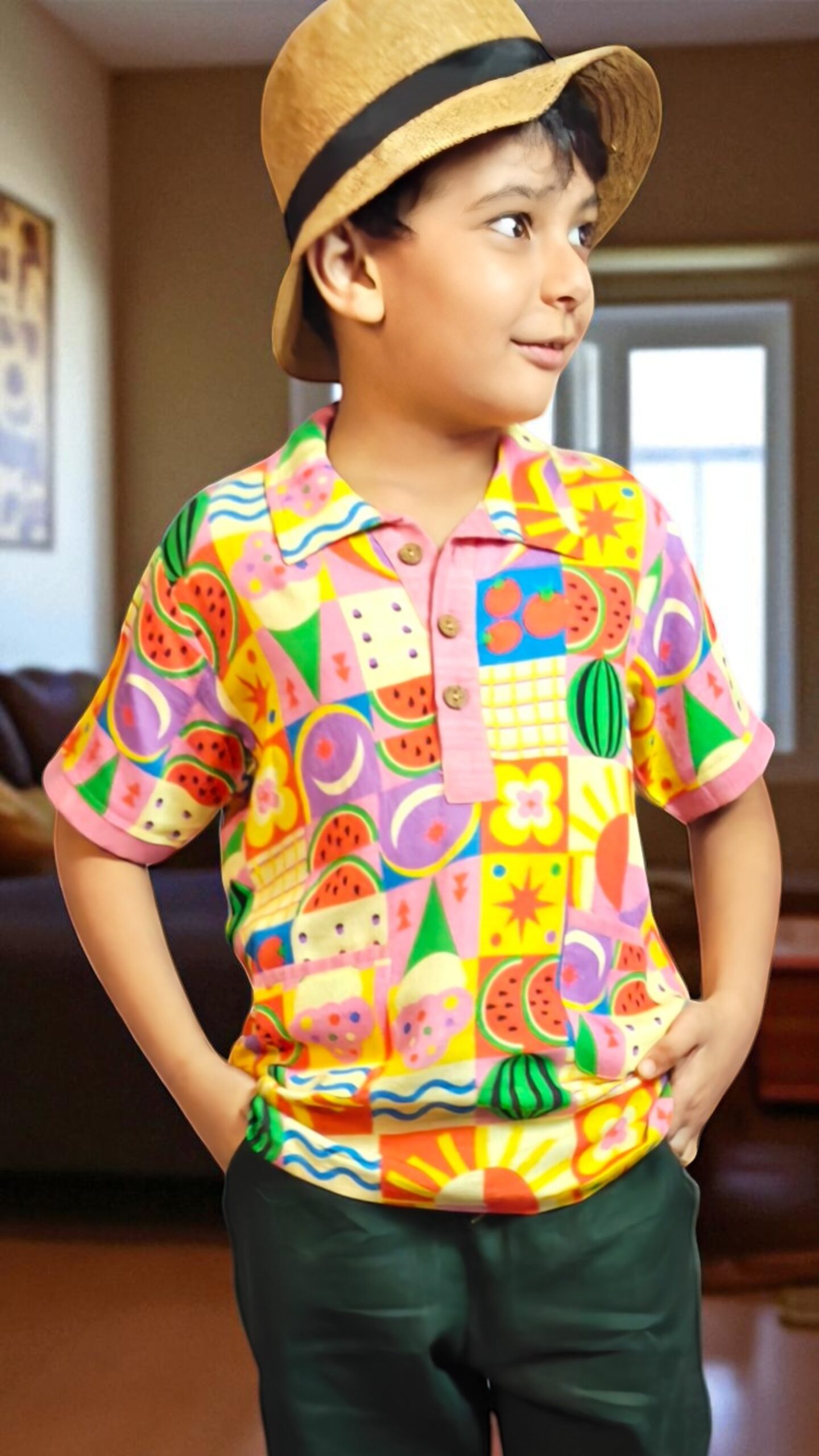 Summer Sundae Demi Collar Shirt - Image 1