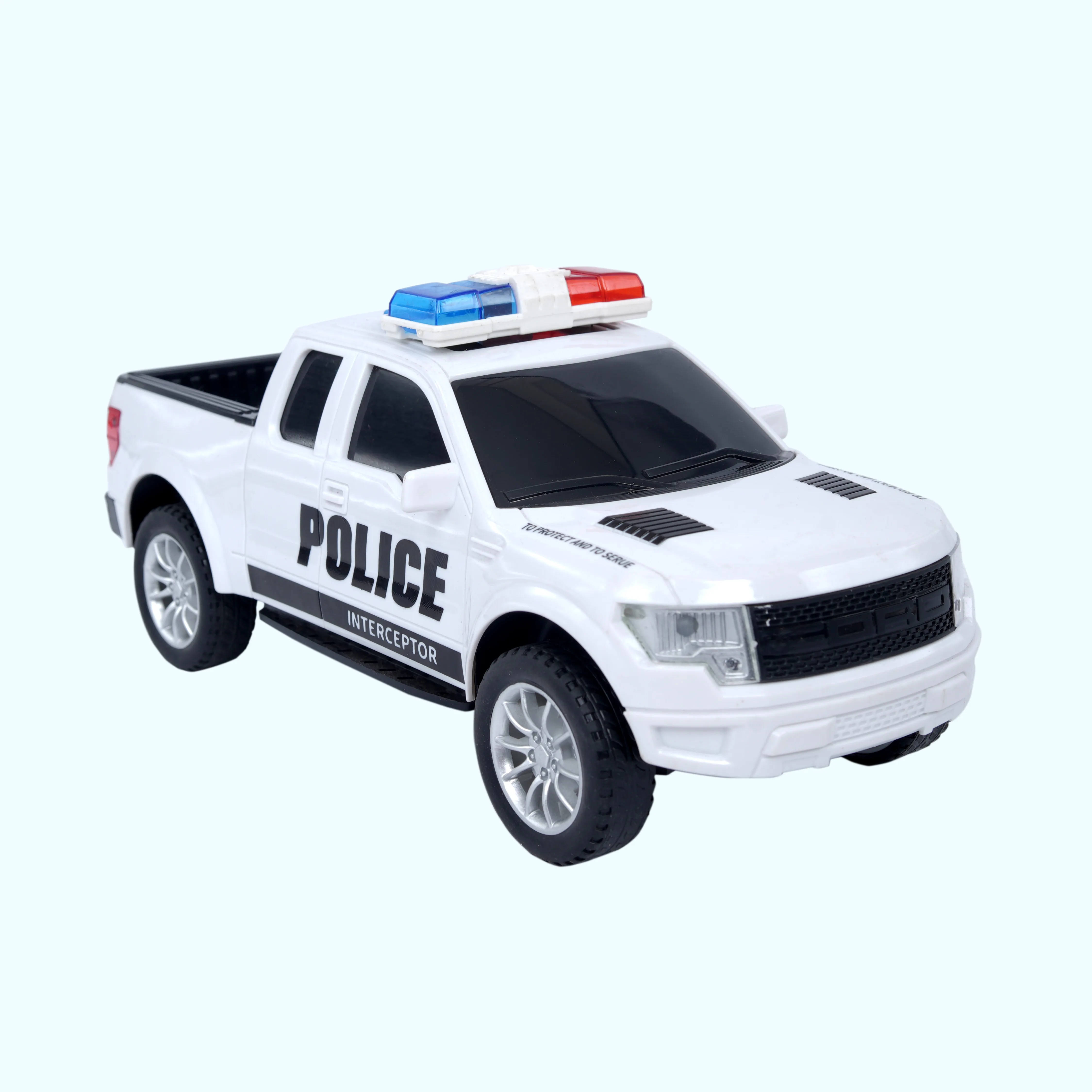 Police Interceptor Toy Pickup Truck for Kids - Image 1