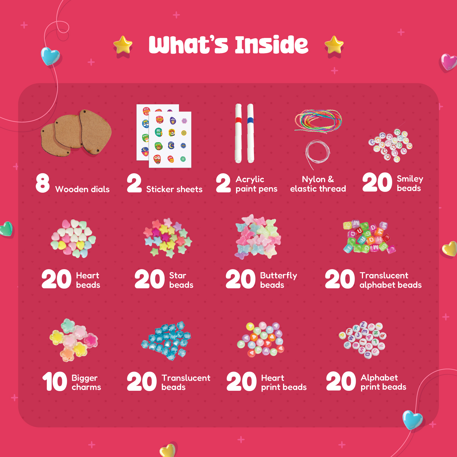 Funskool Handycrafts � DIY Wrist Band Kit (Make Up to 8 Colorful Bands) - Image 4