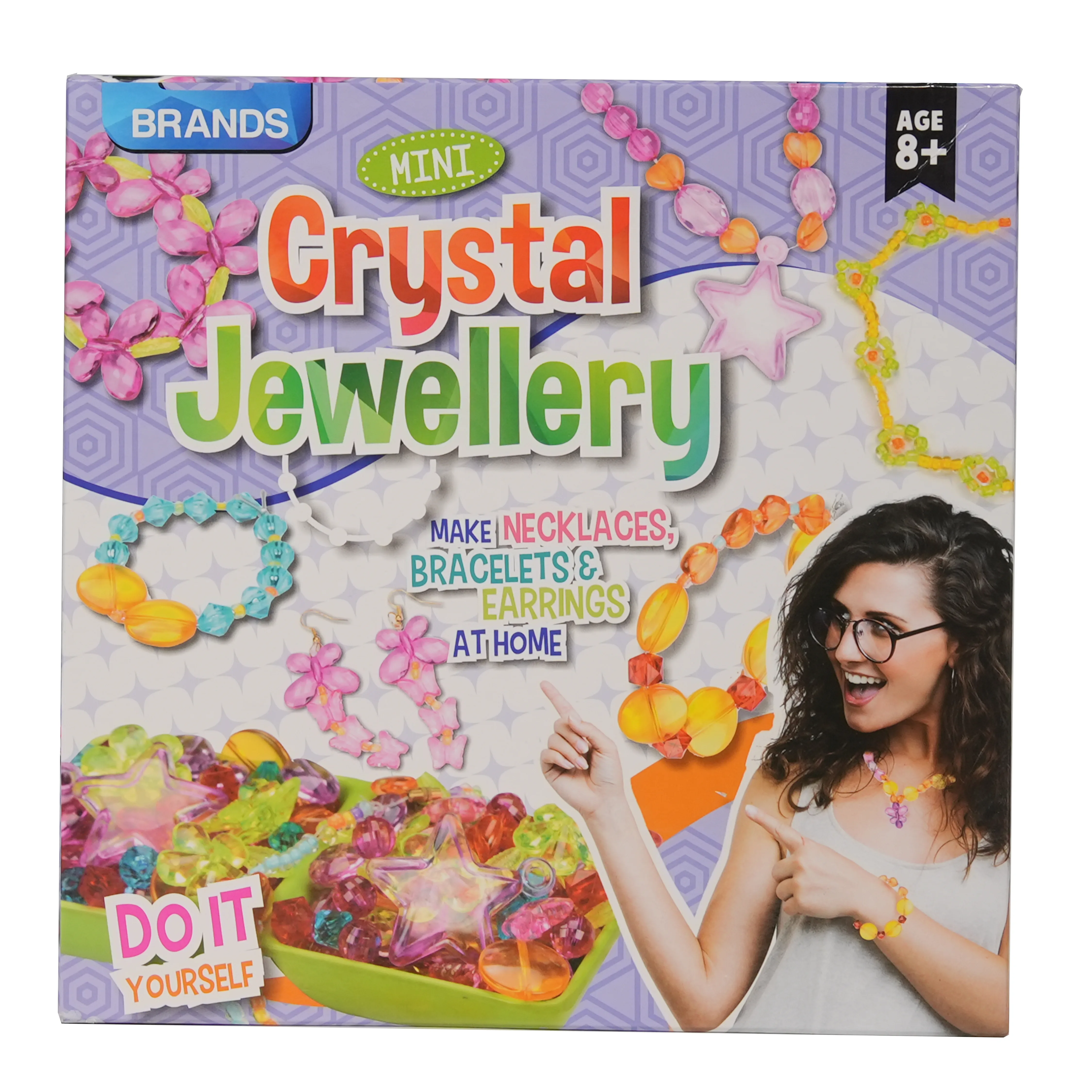 Mini Crystal Jewellery DIY Kit � Make Necklaces, Bracelets & Earrings at Home - Image 1