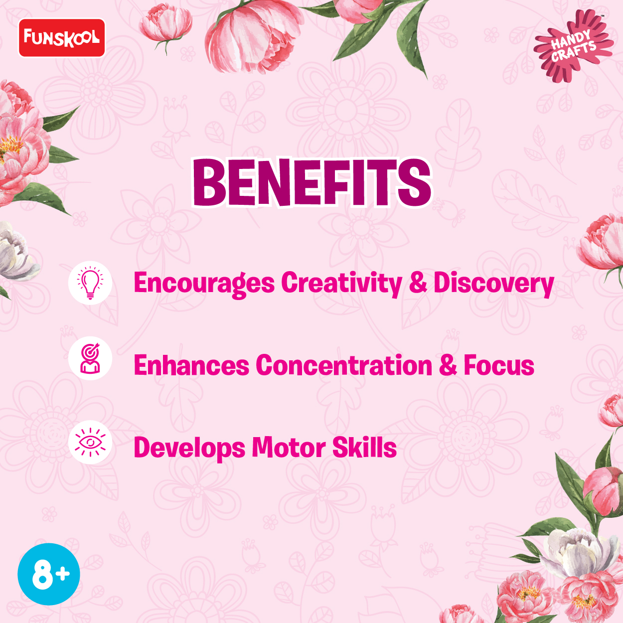 Funskool Handycrafts � Blooming Flowers (Make Real Looking Paper Flowers) - Image 4