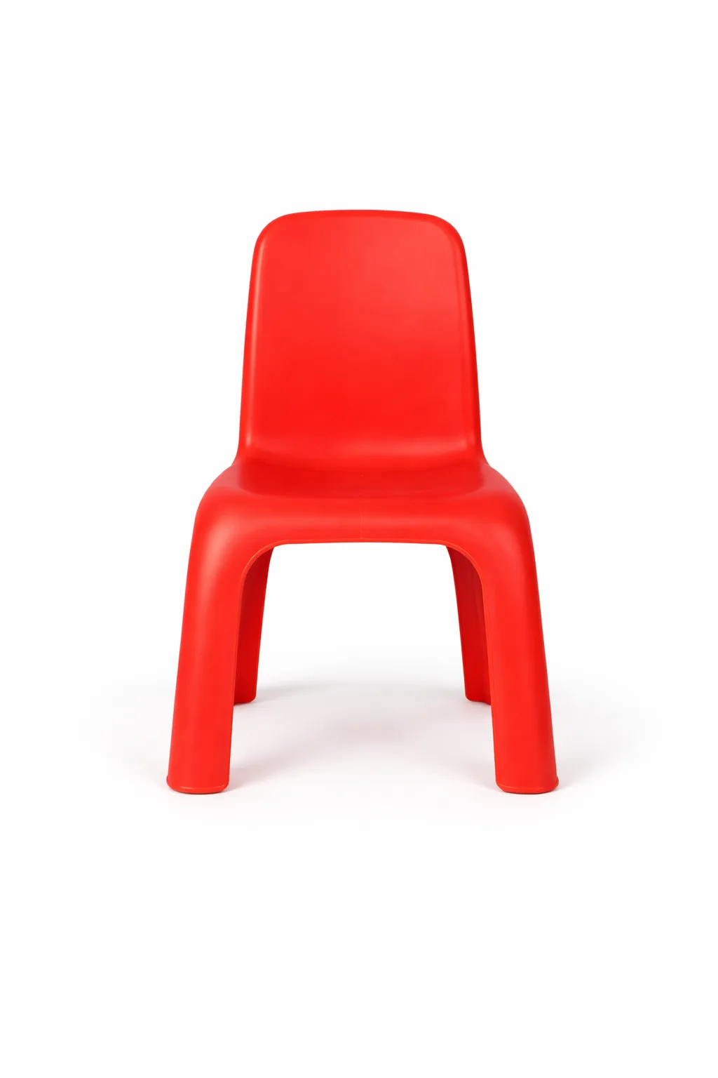 Doodle Plastic Chair for Kids � Red - Image 1