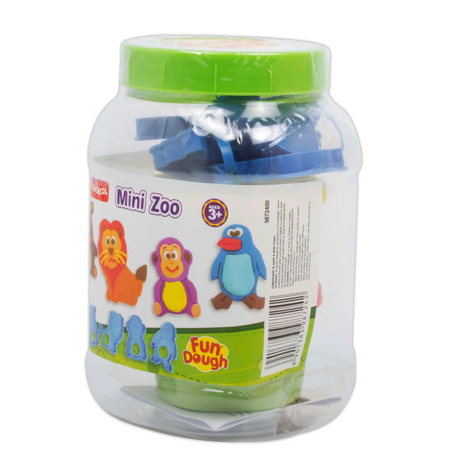 Funskool FunDough Mini Zoo | Animal Dough Set for Kids | Creative Play Kit (Ages 3+) - Image 1