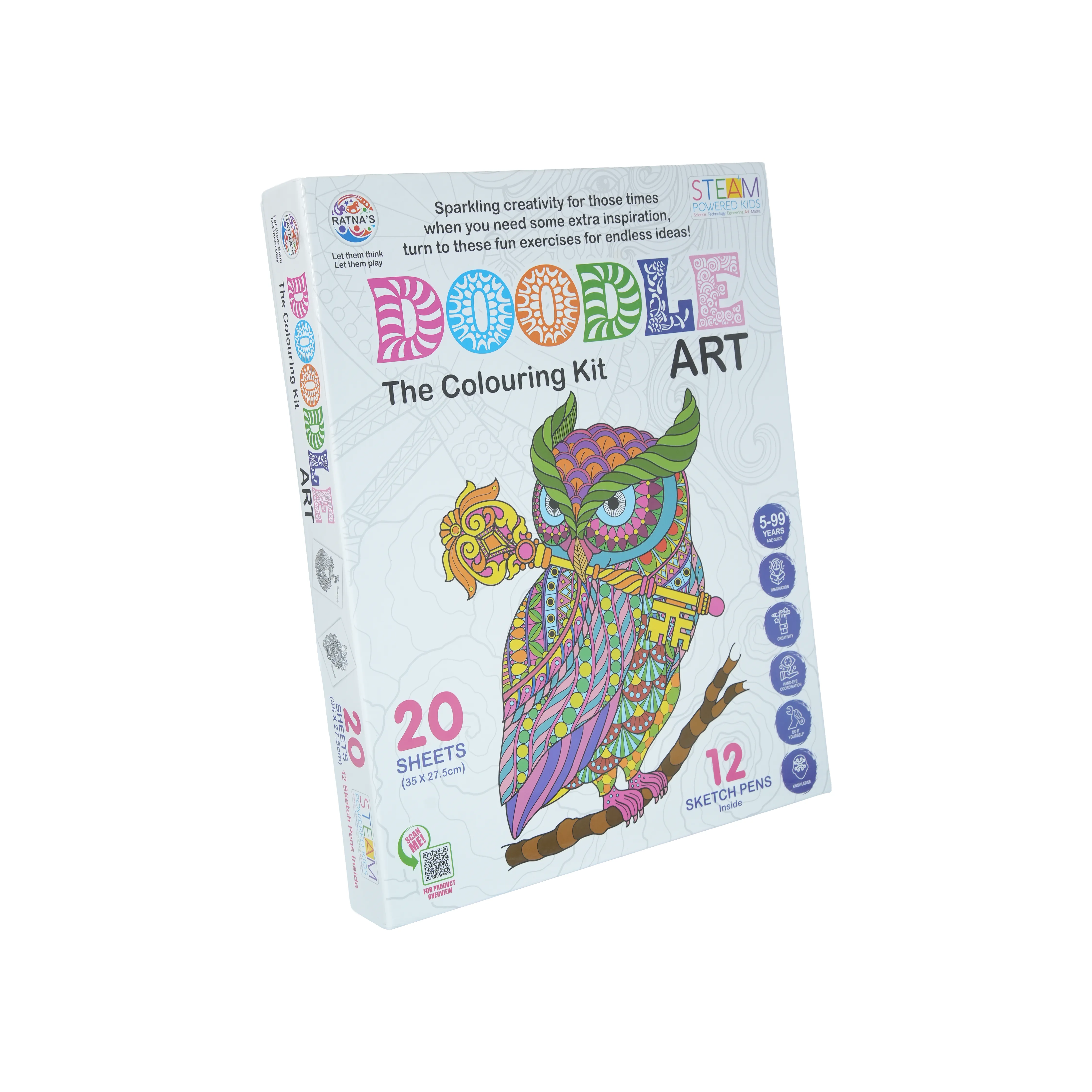 Doodle Art � The Colouring Kit | Creative Colouring & Sketching Set for Kids - Image 2