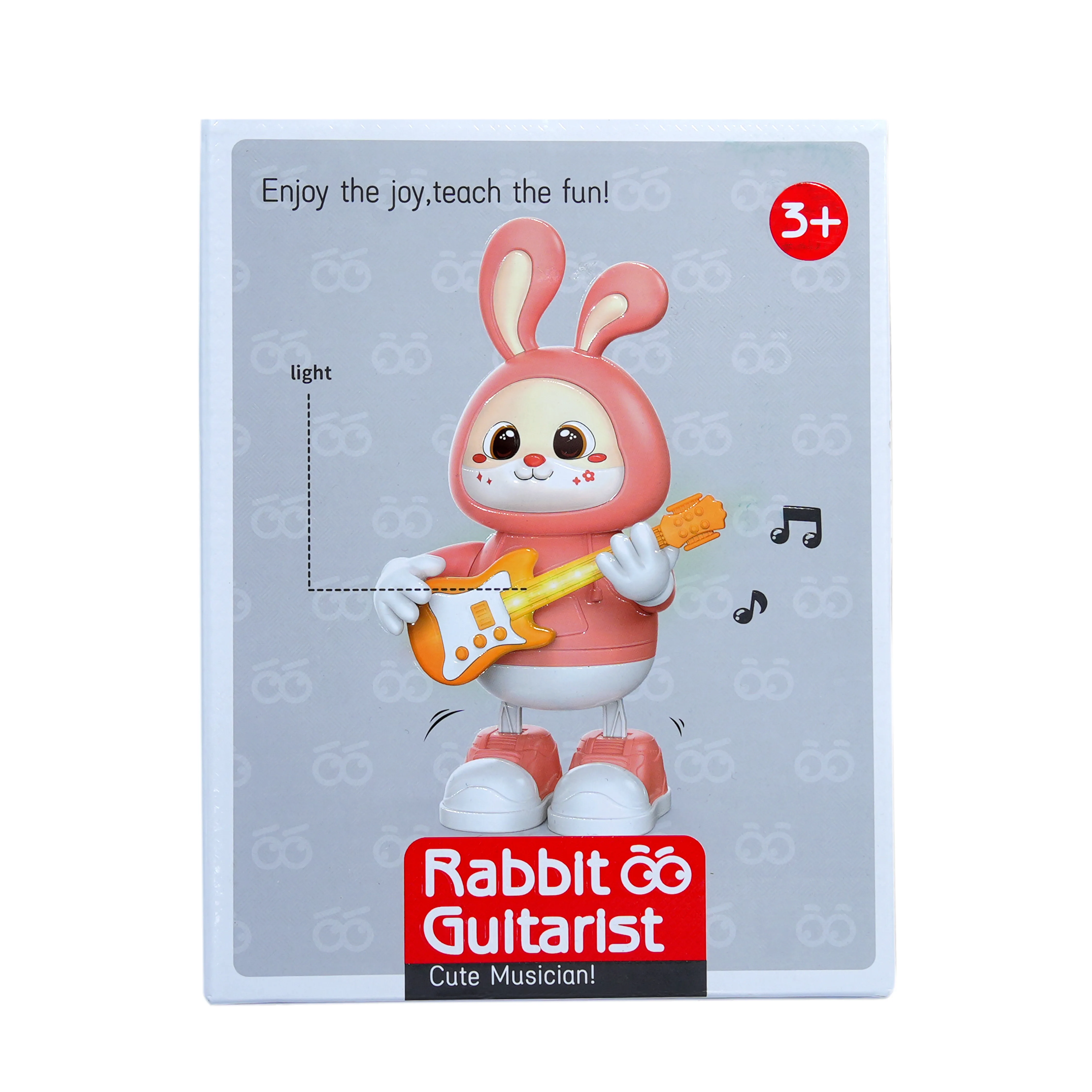 Rabbit Guitarist Musical Toy with Lights & Sound � Cute Musician Bunny for Kids - Image 1