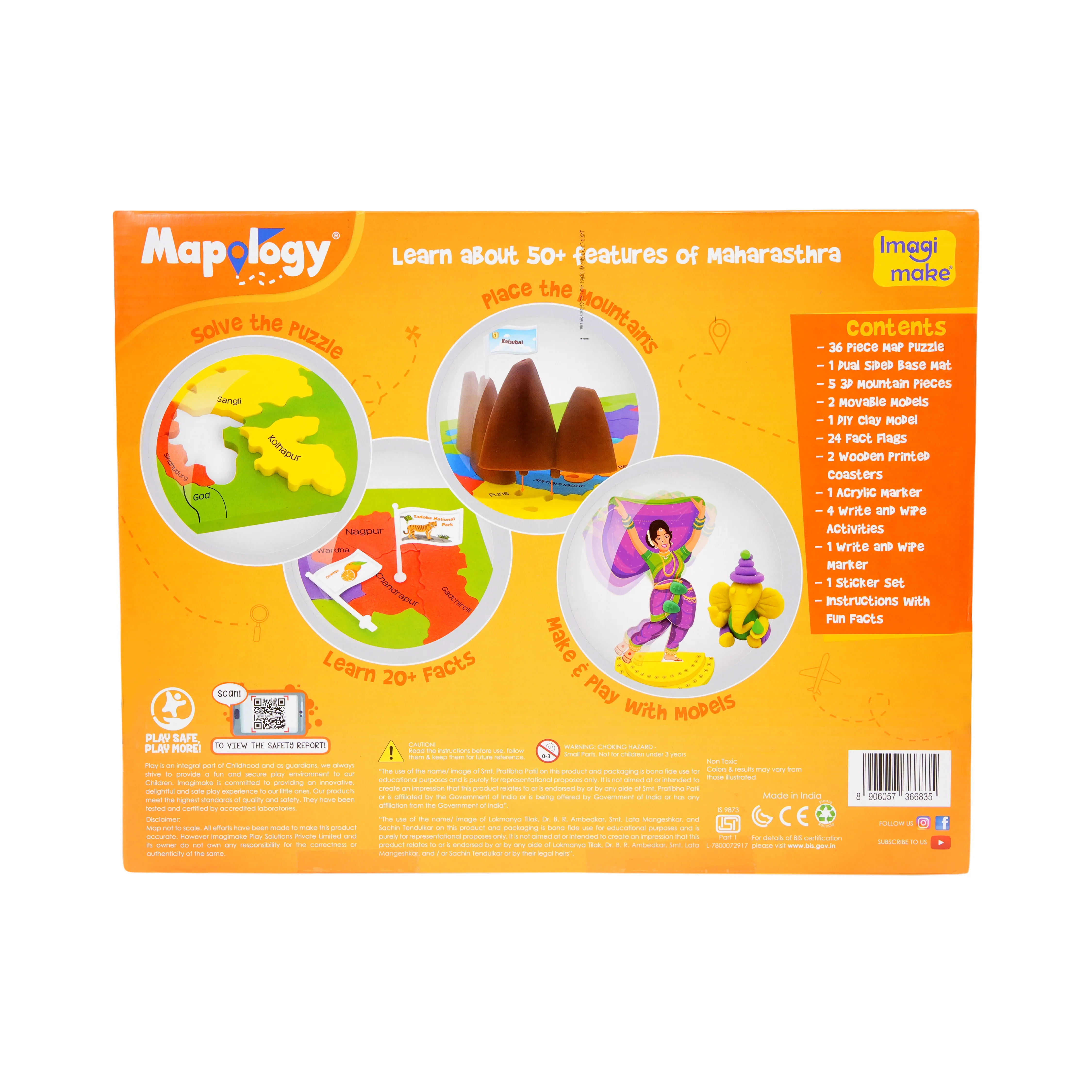 Mapology Physical Features of the World � 3D Geography Puzzle for Kids - Image 3