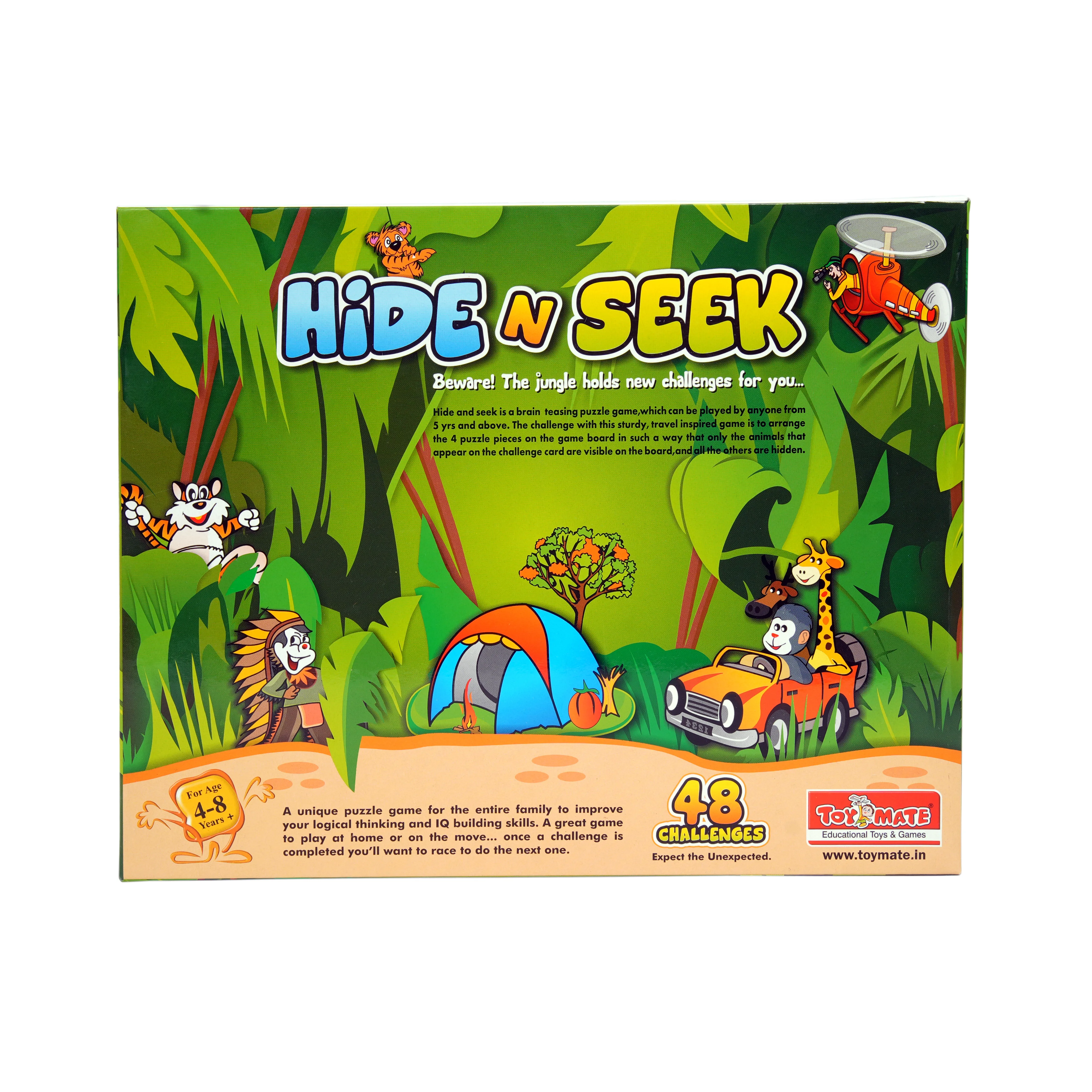 Hide N Seek Jungle Puzzle Board Game - Image 1