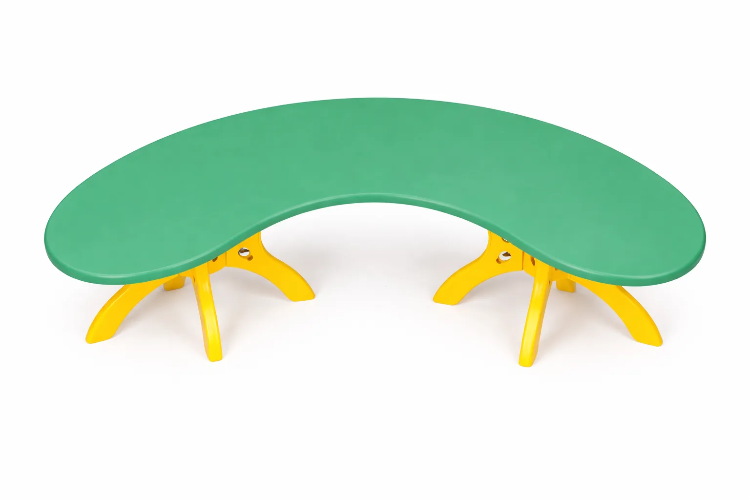 Crescent Kids Plastic Table Green | Large Activity & Study Table for Children - Image 1
