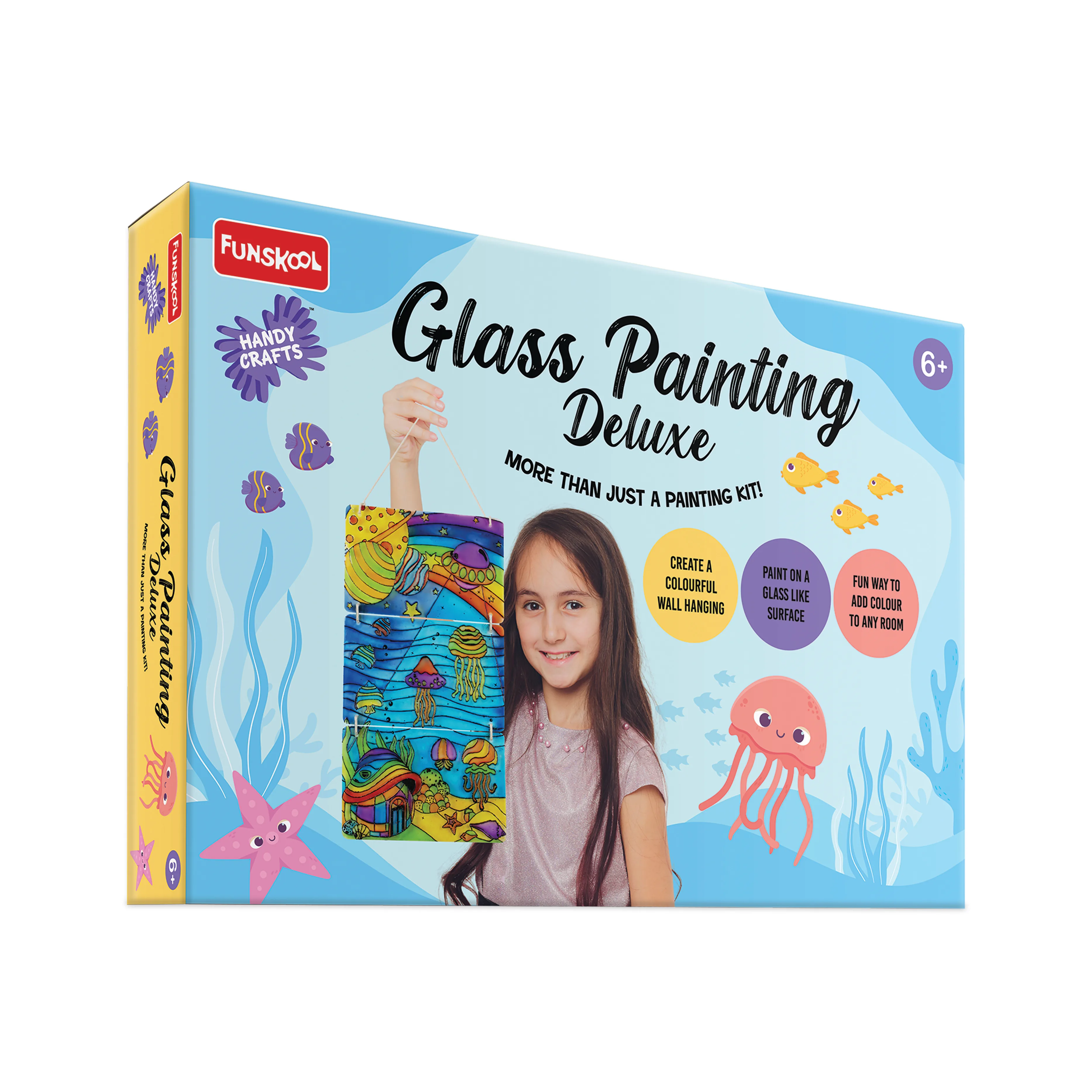 Funskool Handycrafts � Glass Painting Deluxe (More Than Just a Painting Kit!) - Image 4