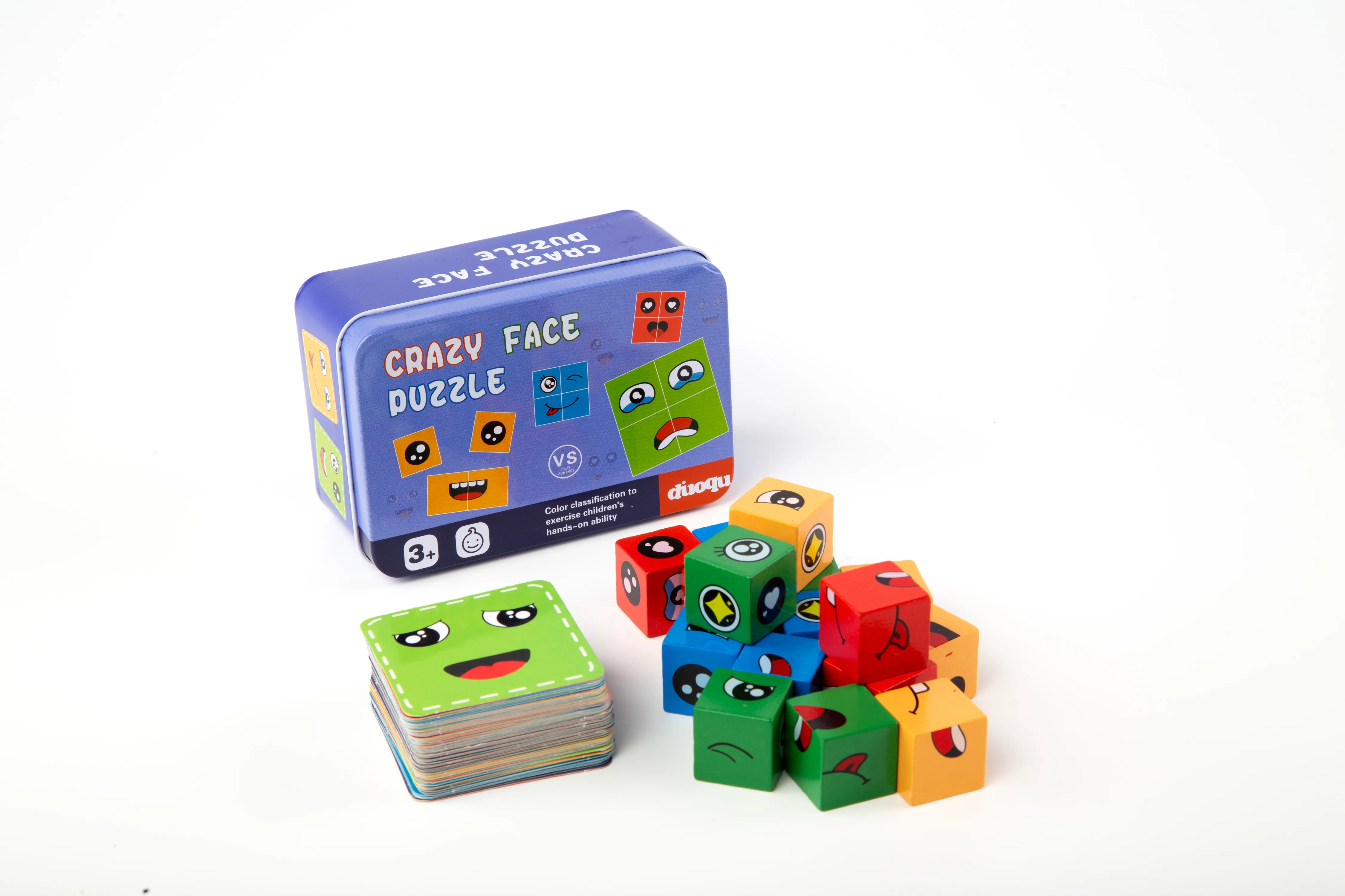Crazy Face Puzzle Game for Kids | Expression Matching Tin Box | Learning Toy (3+ Years) - Image 3