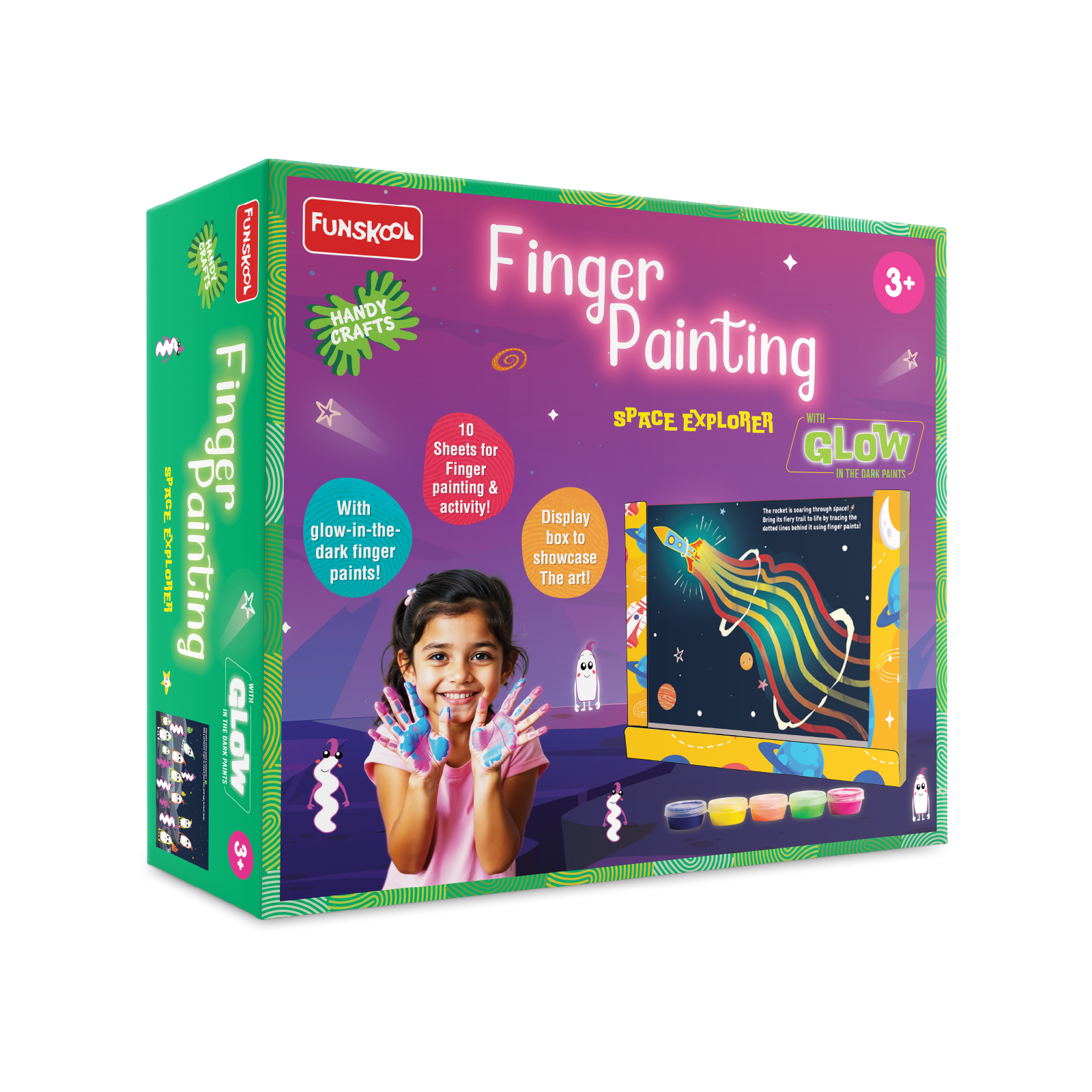 WB Finger Painting Kit � Washable Beginner Art Set for Kids - Image 3