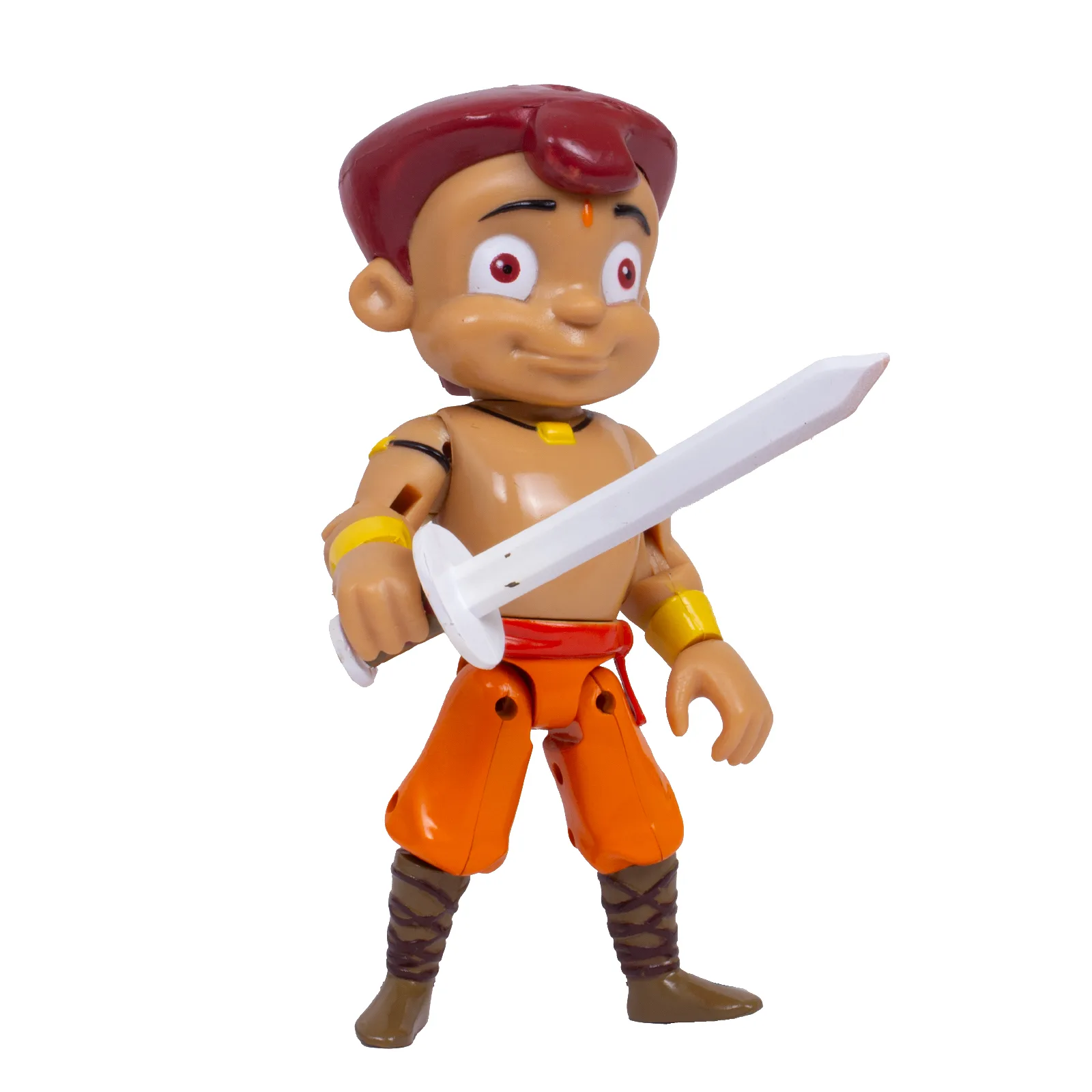 CHHOTA BHEEM 7 Inch Action Figure Toy with Sword & Hat (Official Funskool Licensed) - Image 3