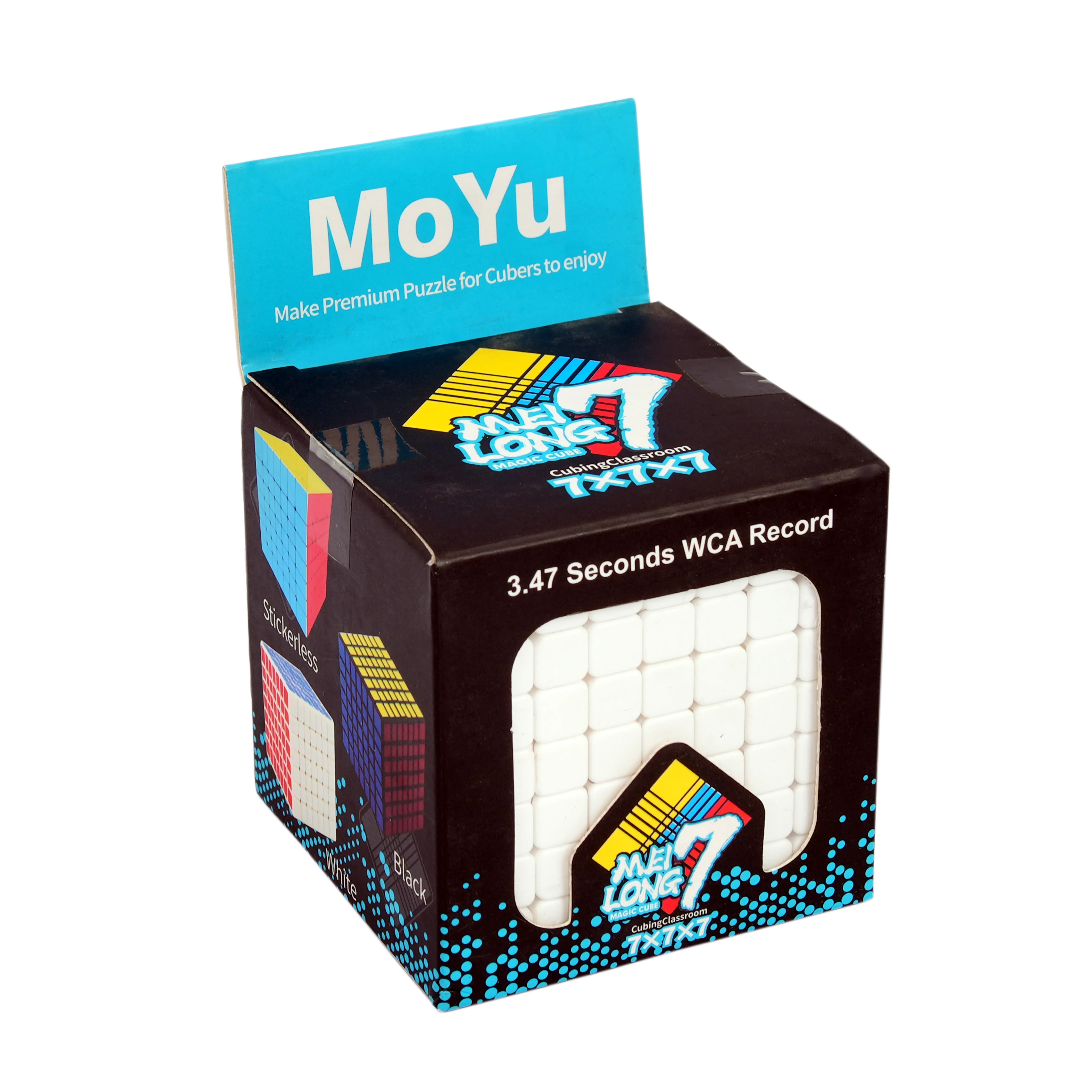 MoYu MeiLong 7x7x7 Magic Cube � Sticker less Speed Puzzle Cube for Advanced Cubers - Image 2