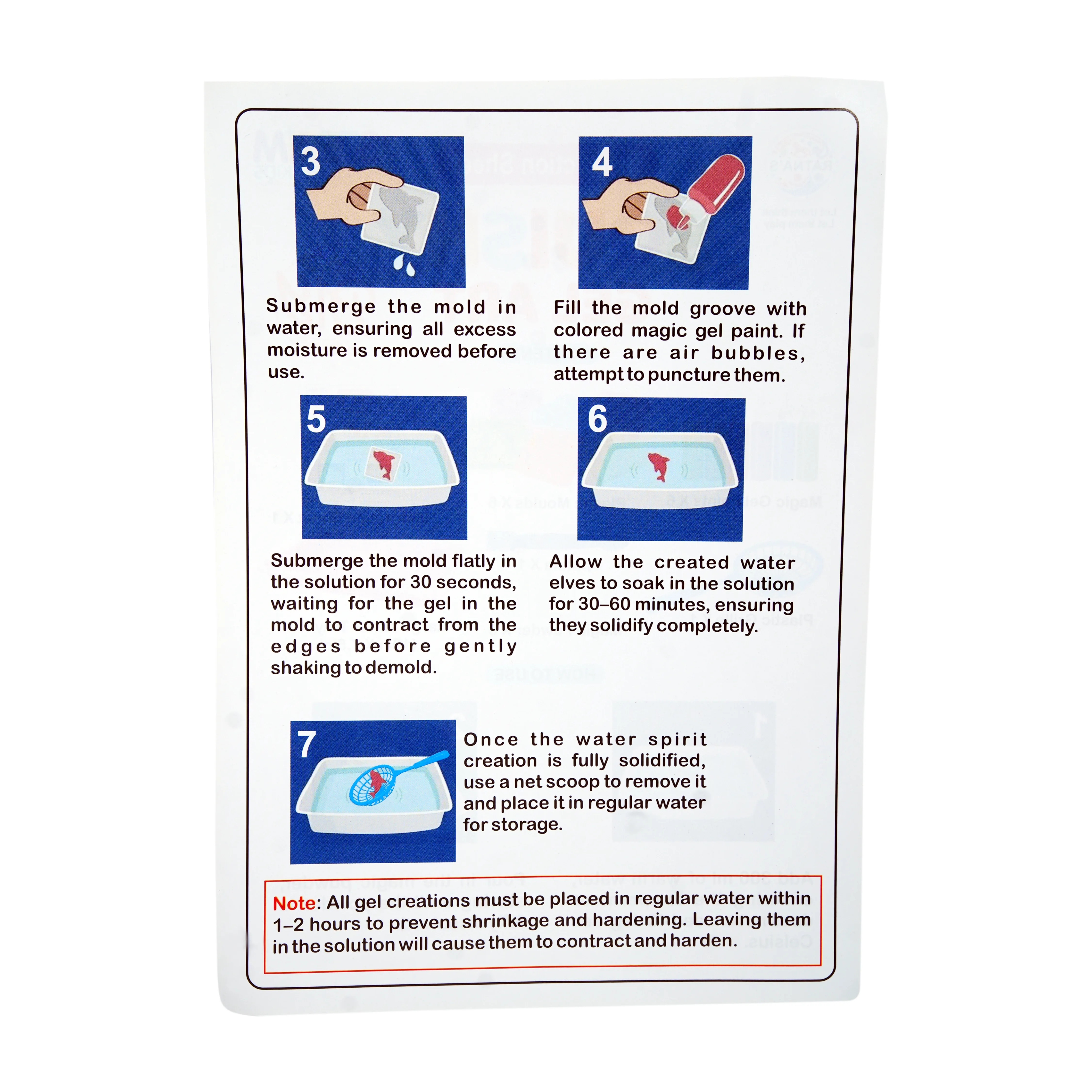 Squishy Gel Art DIY Kit for Kids | Magic Gel Craft | Ratna�s | LazyTurtel - Image 5