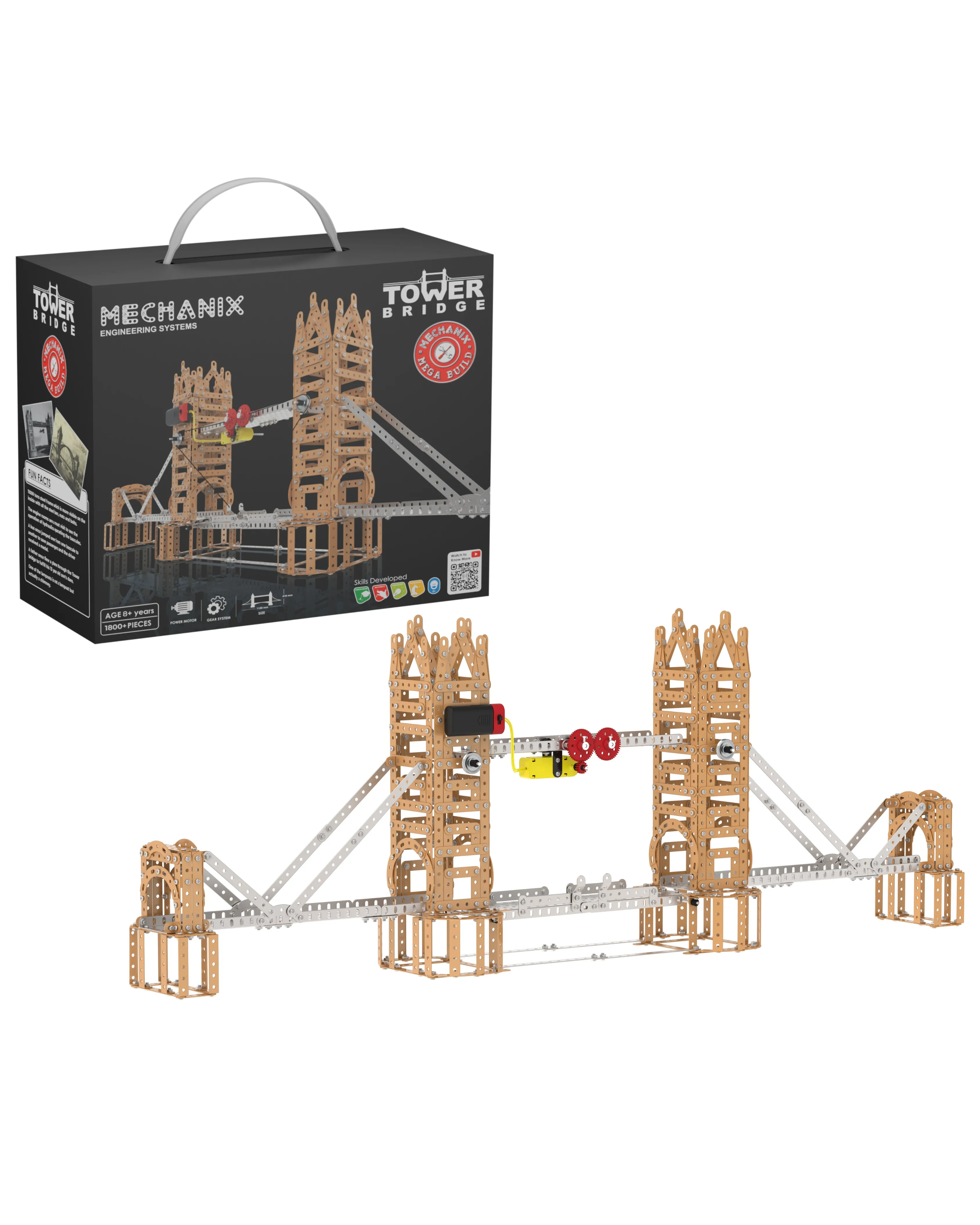MECHANIX - TOWER BRIDGE | 8+ Years | STEM DIY Building Kit |  Pieces | Build  Models - Image 2