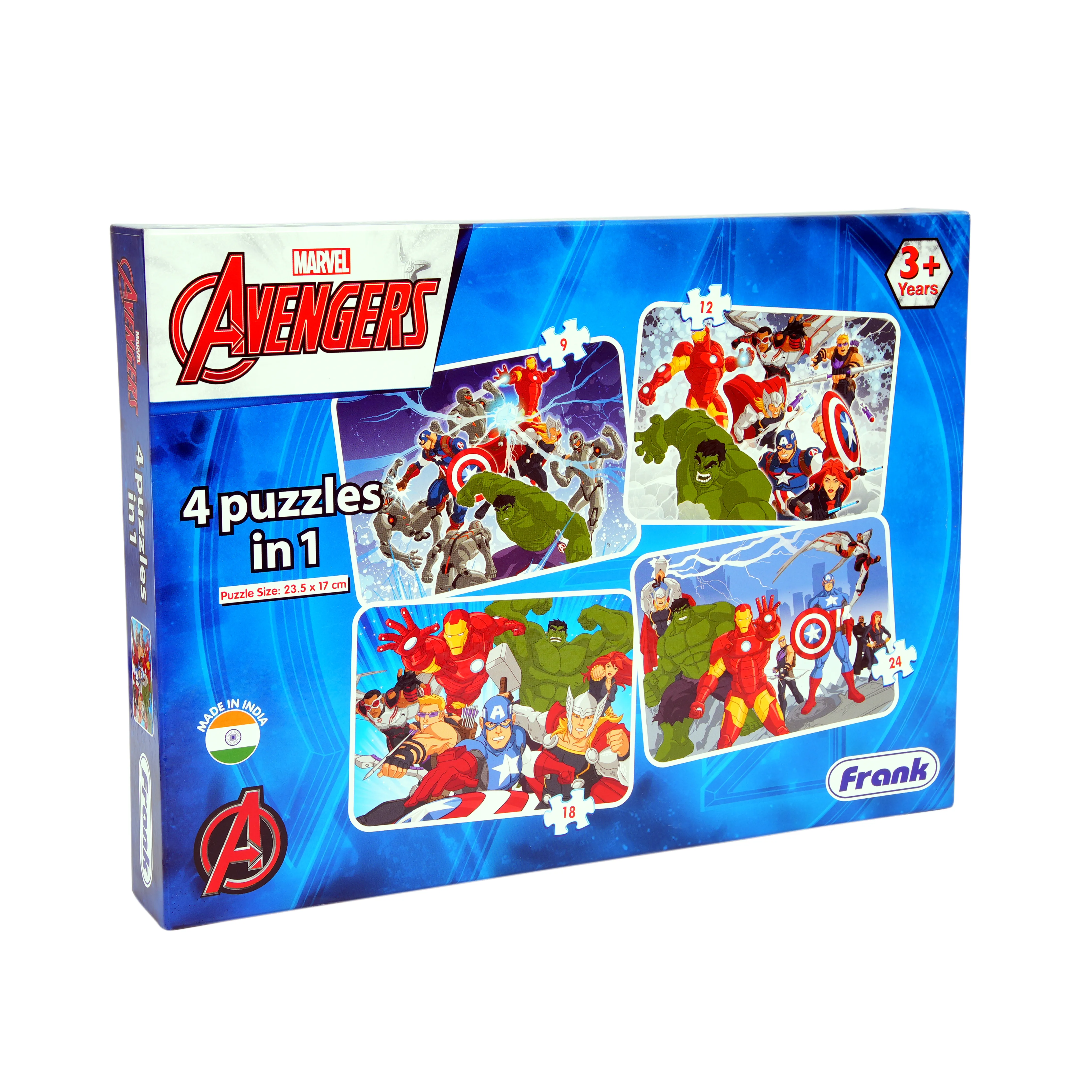 Marvel Avengers 4-in-1 Jigsaw Puzzle Set - Image 2