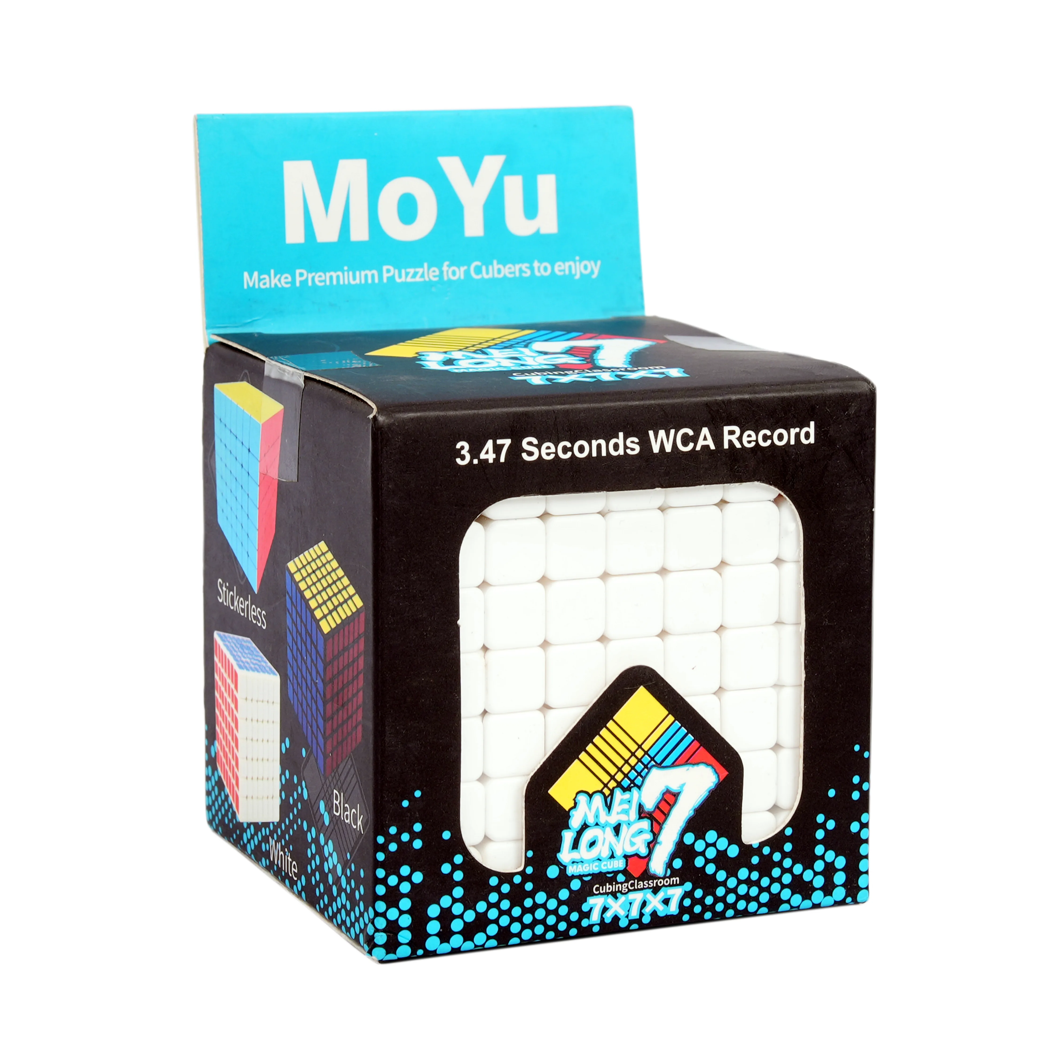 MoYu MeiLong 7x7x7 Magic Cube � Sticker less Speed Puzzle Cube for Advanced Cubers - Image 1