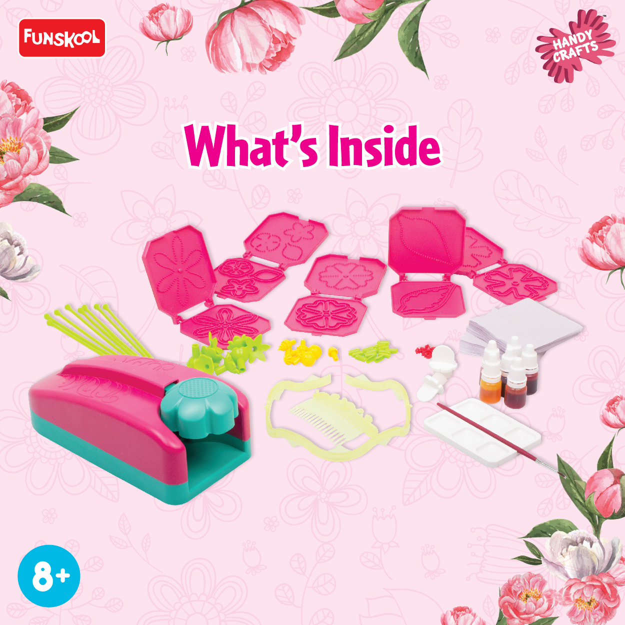 Funskool Handycrafts � Blooming Flowers (Make Real Looking Paper Flowers) - Image 5