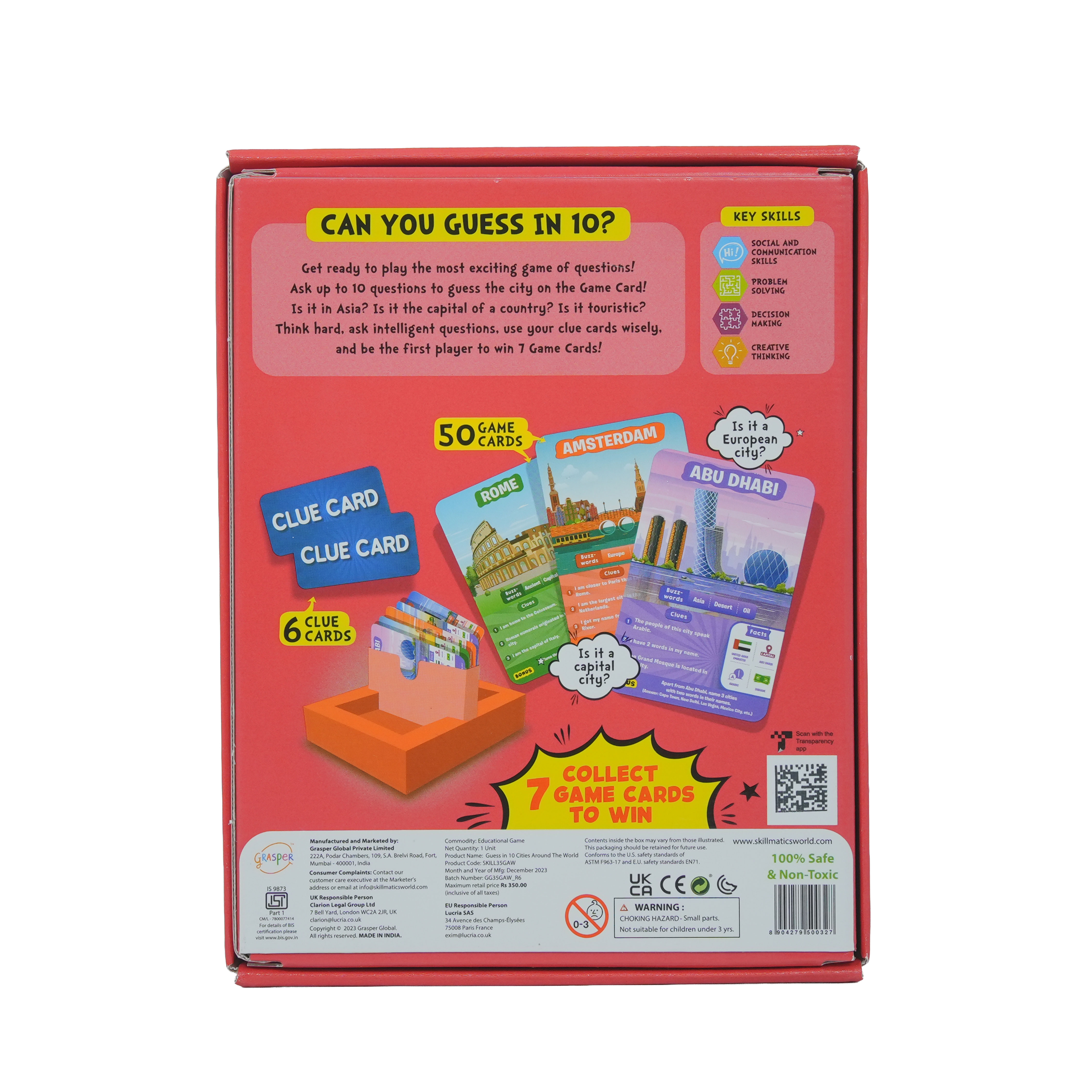 Guess in 10 � Cities Around the World | Skillmatics Educational Card Game - Image 2