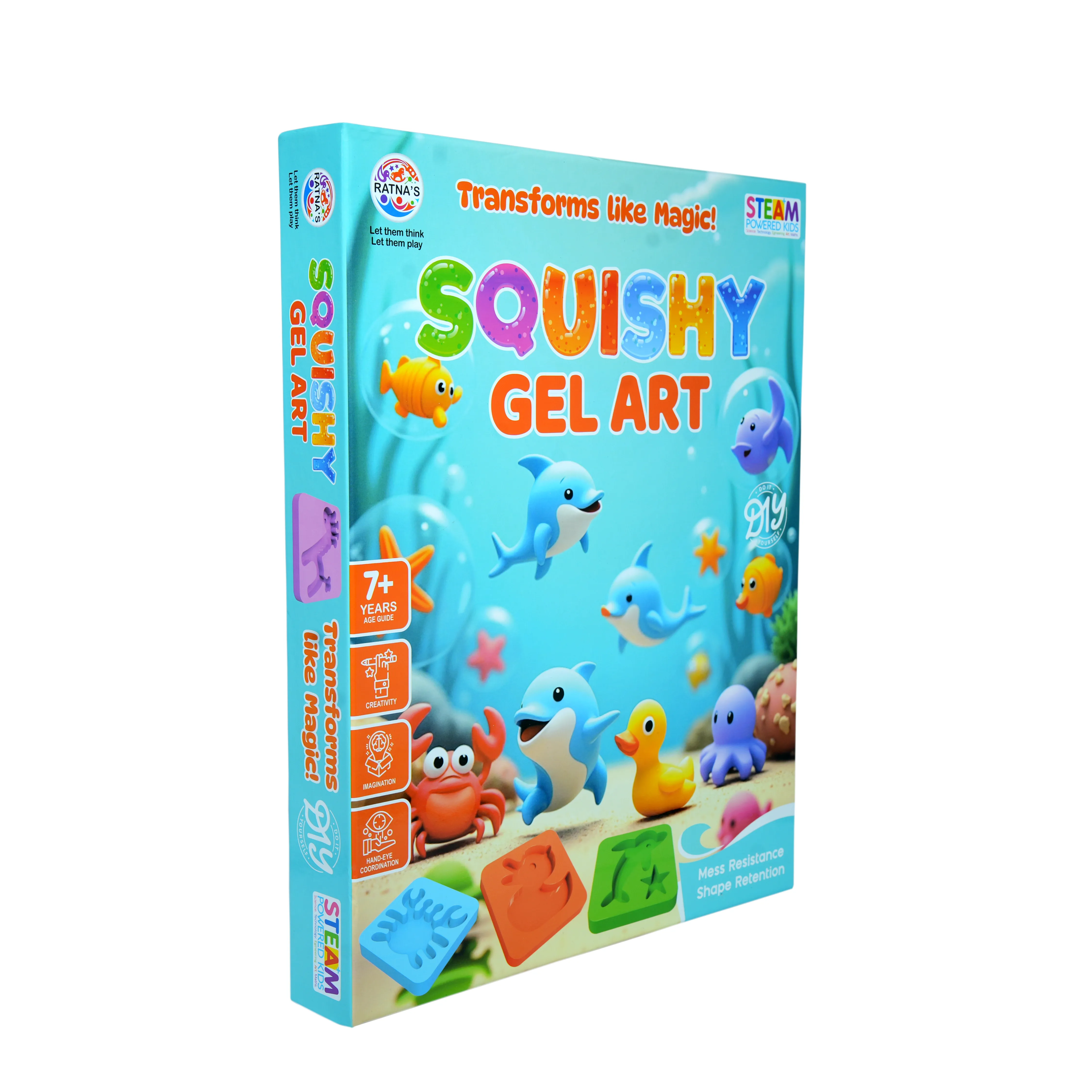 Squishy Gel Art DIY Kit for Kids | Magic Gel Craft | Ratna�s | LazyTurtel - Image 2