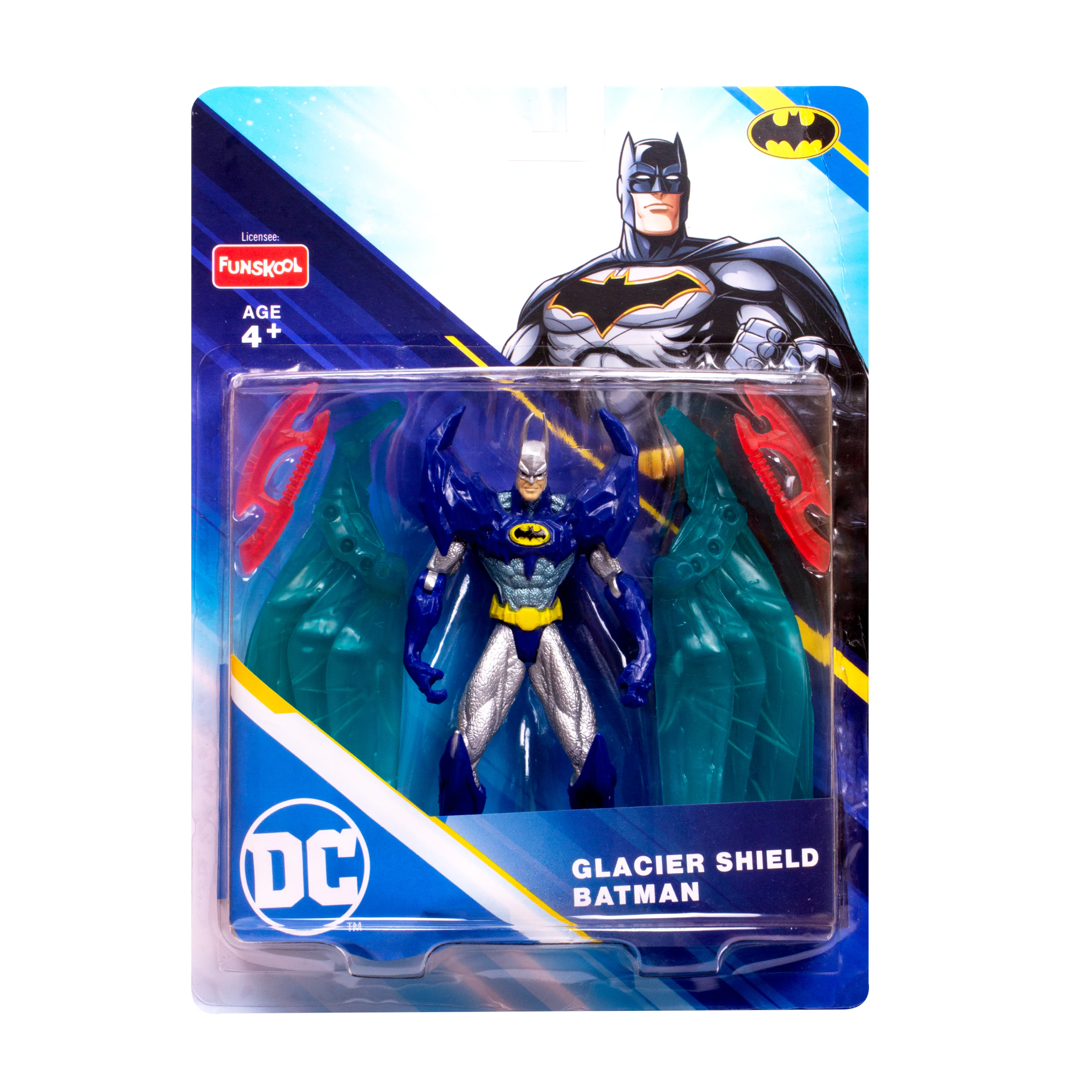 Funskool DC � Glacier Shield Batman Action Figure (16.5 cm, Dual Blades & Ice Wings) - Image 4