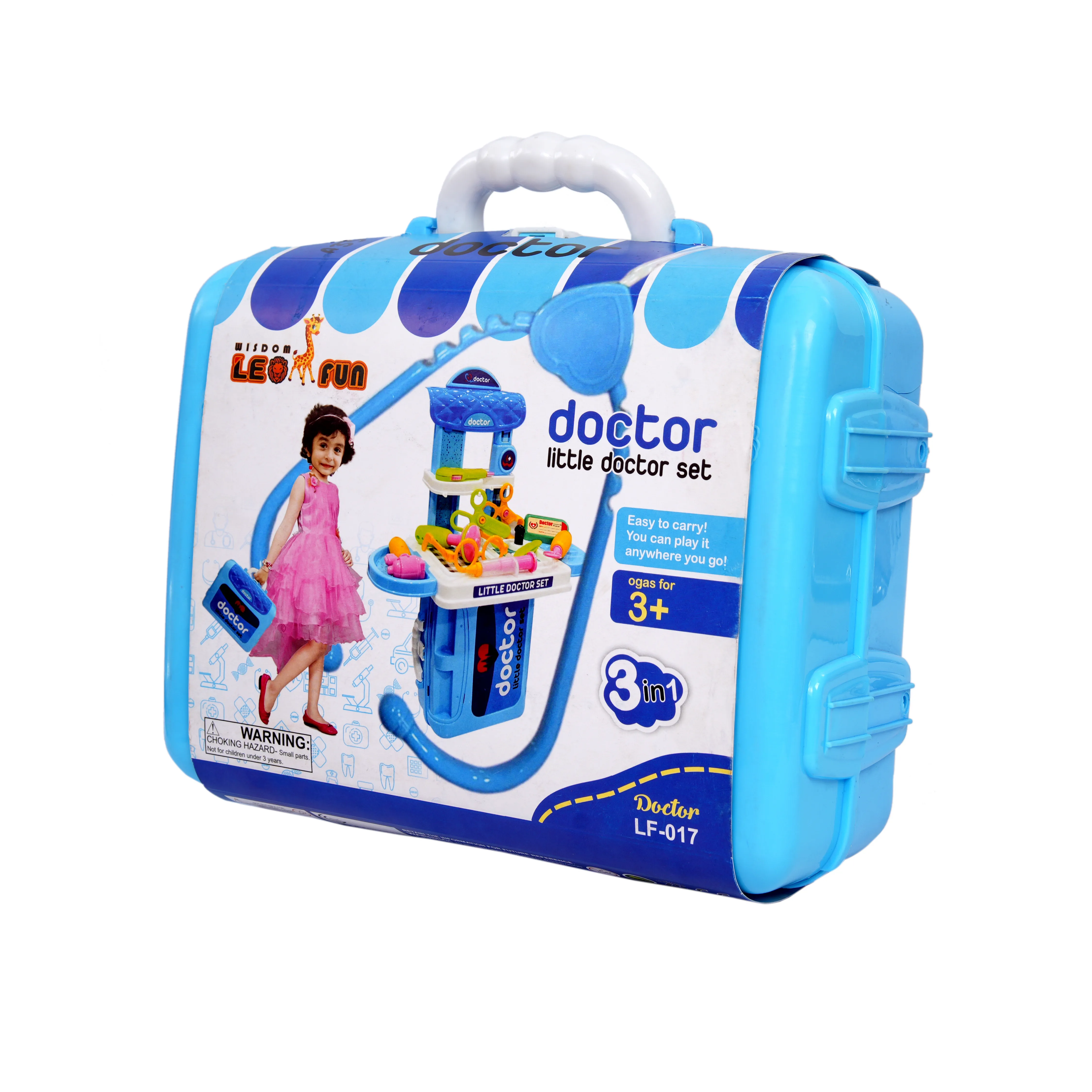 Kids Doctor Suitcase � 3 in 1 Little Doctor Pretend Play Set - Image 3