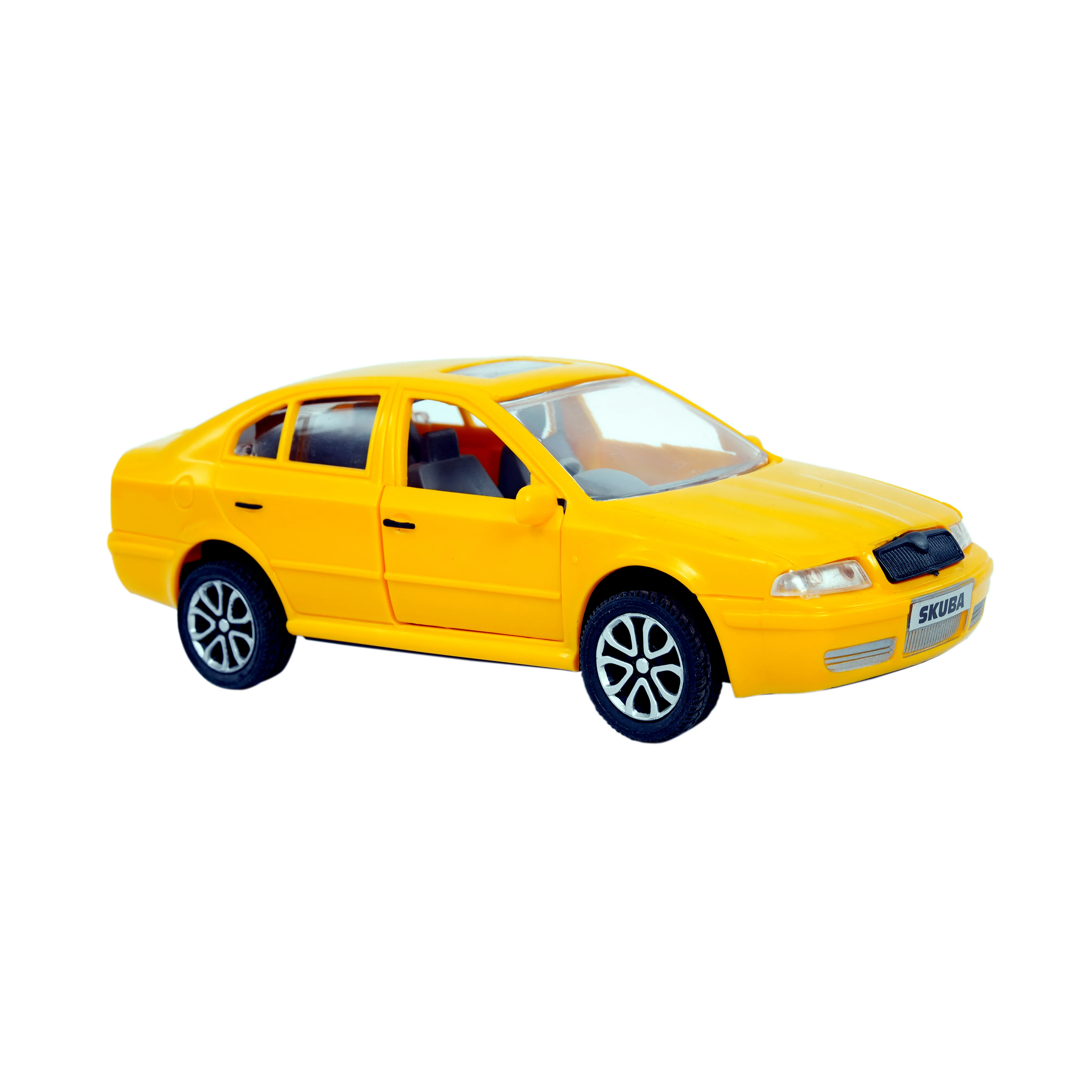 Skuba Yellow Toy Car � Die-Cast Style Pull Back Car for Kids - Image 1