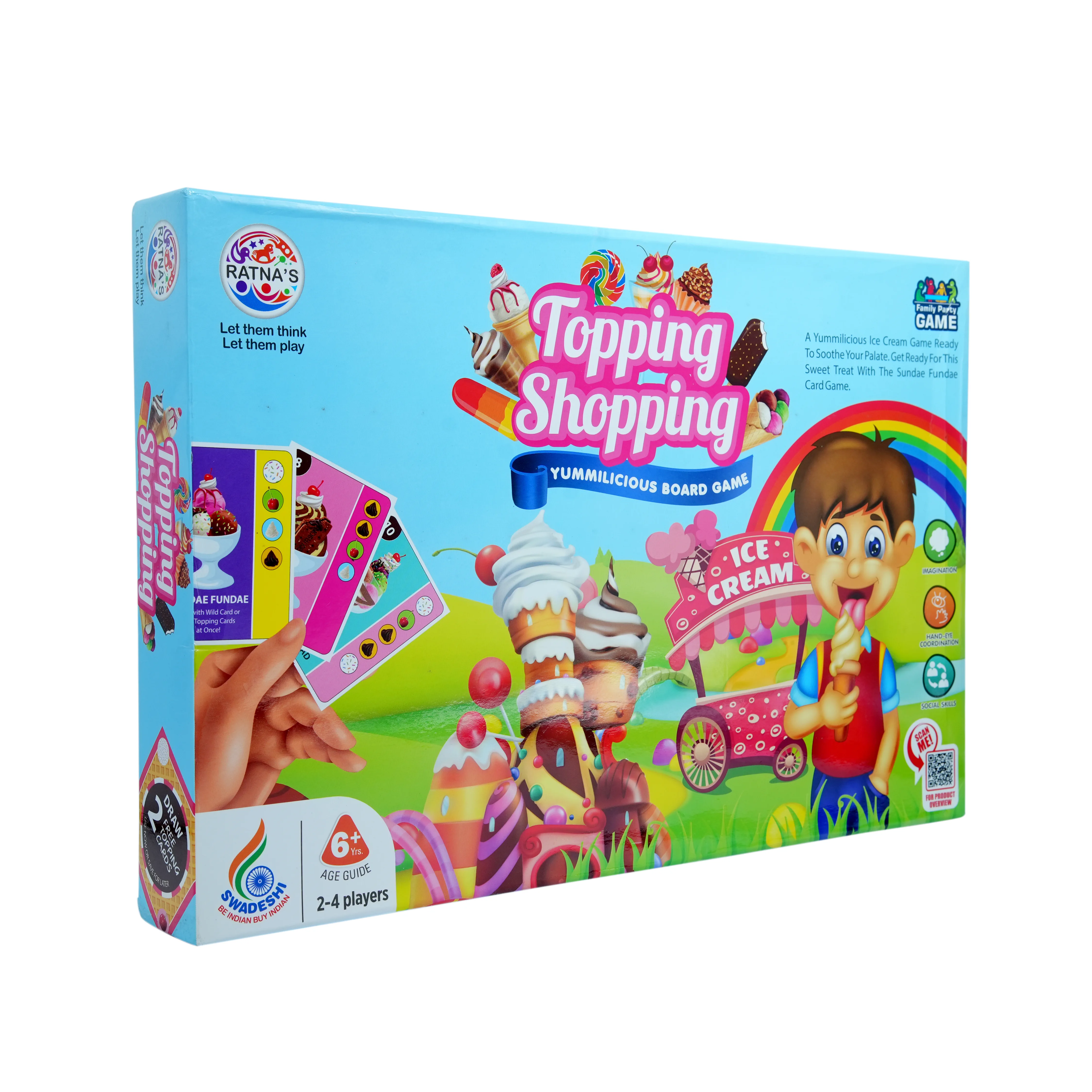 Topping Shopping � Umbilicus Ice Cream Board Game for Kids - Image 2