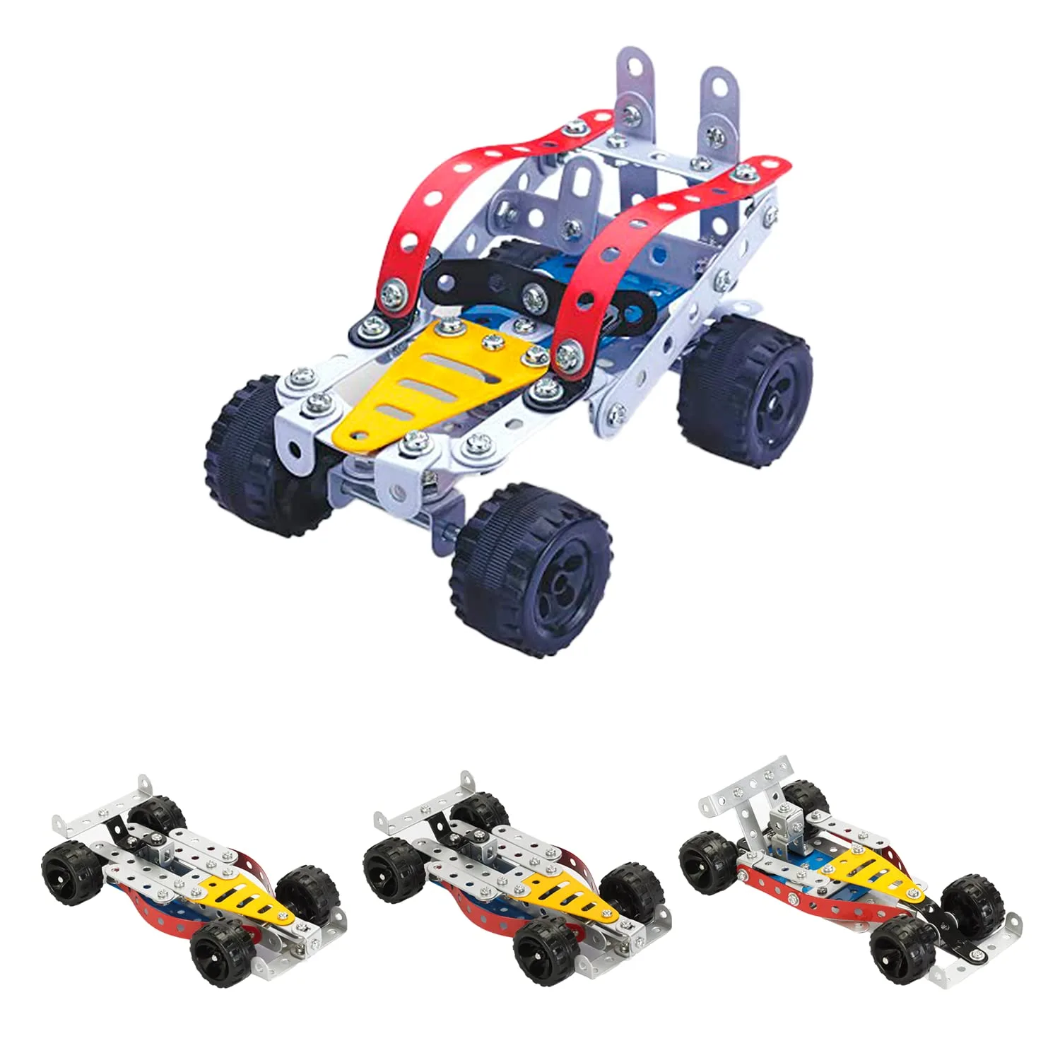 MECHANIX - RACING CARS | 7+ Years | STEM DIY Building Kit | 155 Pieces | Build 15 Models - Image 2