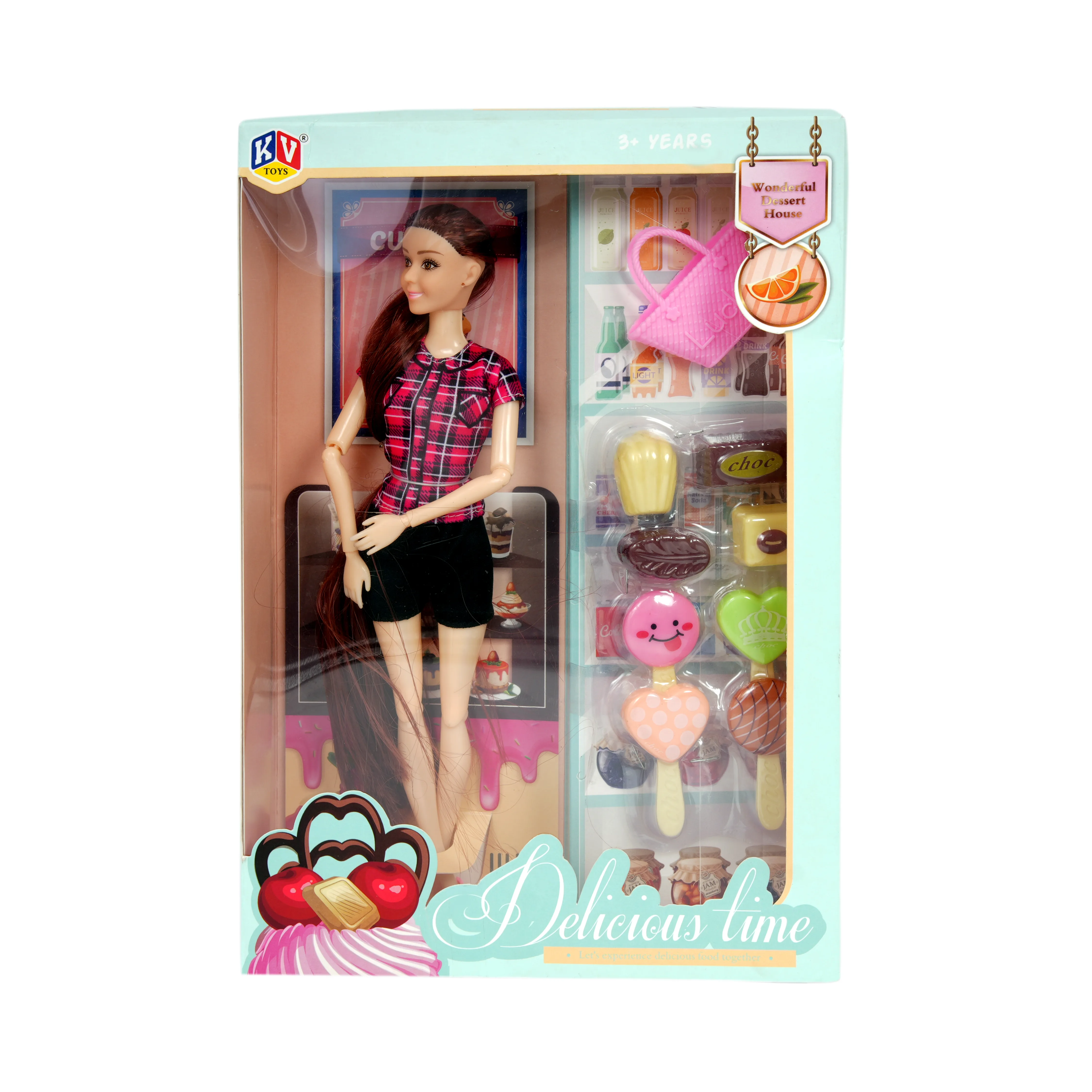 Delicious Time Dessert House Fashion Doll Set with Accessories - Image 1
