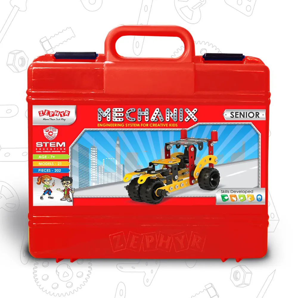 MECHANIX - SENIOR | 7+ Years | STEM DIY Building Kit | 202 Pieces | Build 21 Models - Image 2