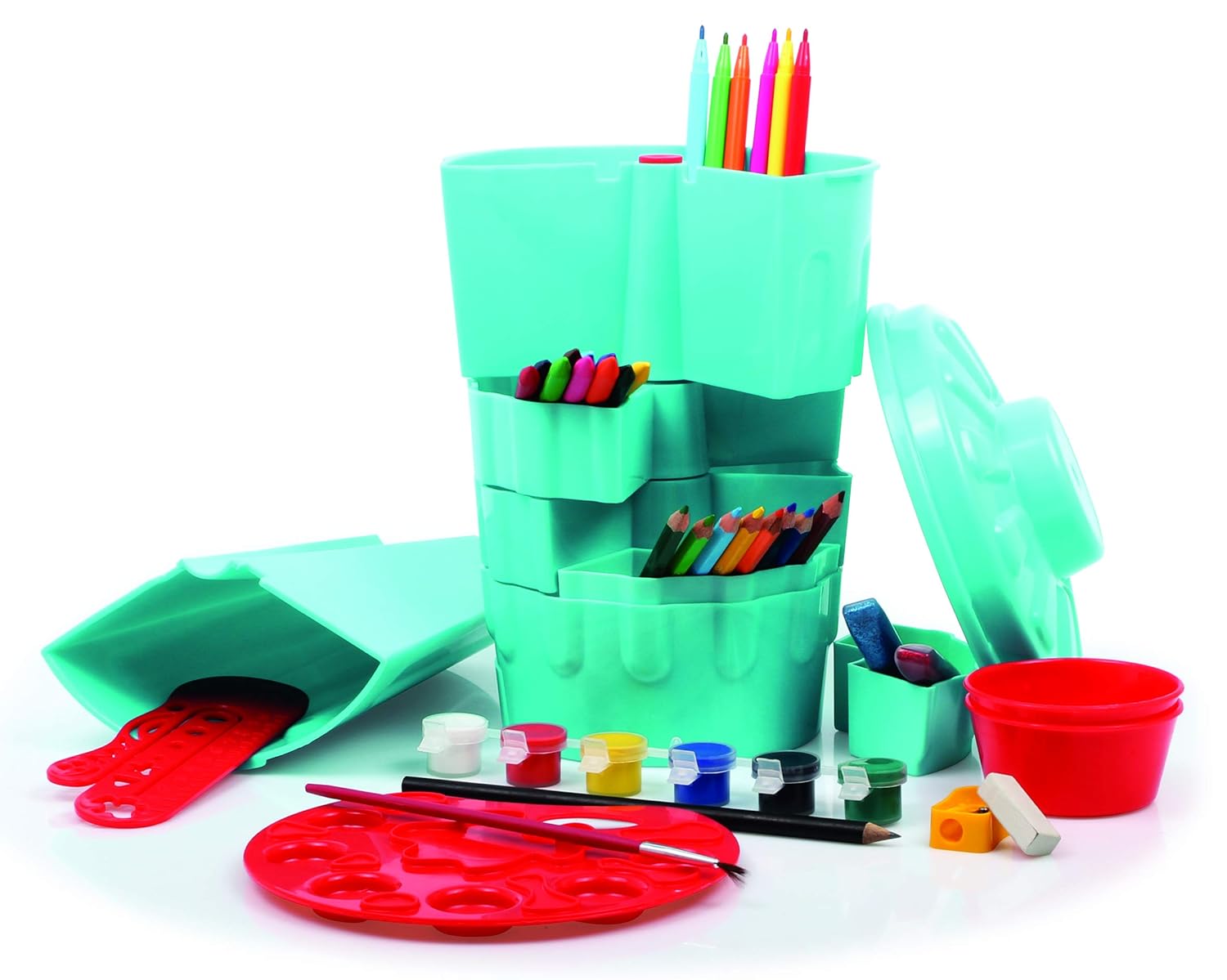 Handycrafts � Art Studio Bin (40+ Art Pieces, All-in-One Art Organizer for Kids) - Image 5