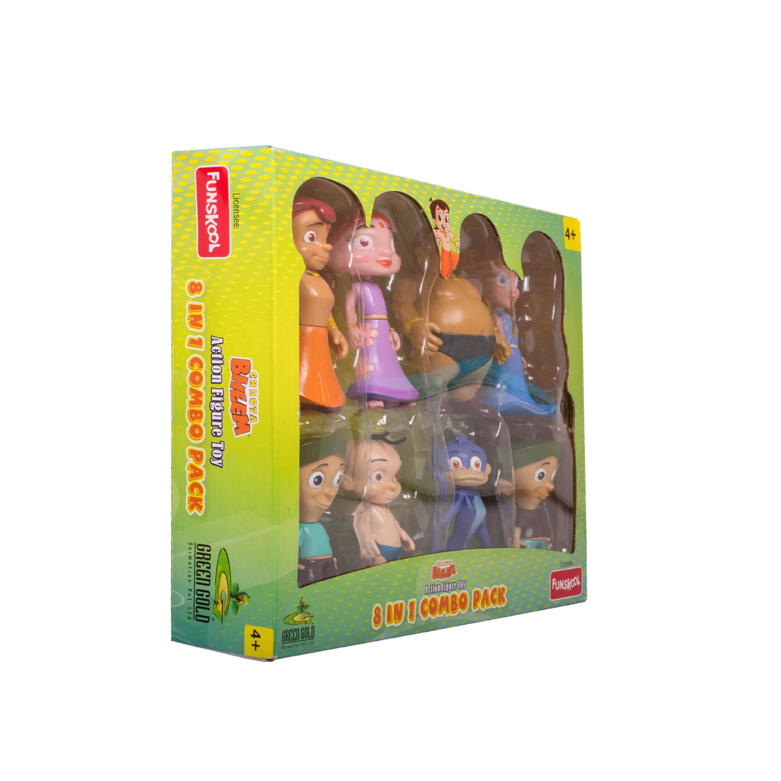 CHHOTA BHEEM 8 in 1 Action Figure Combo Pack � Complete Character Set for Kids | Funskool - Image 3