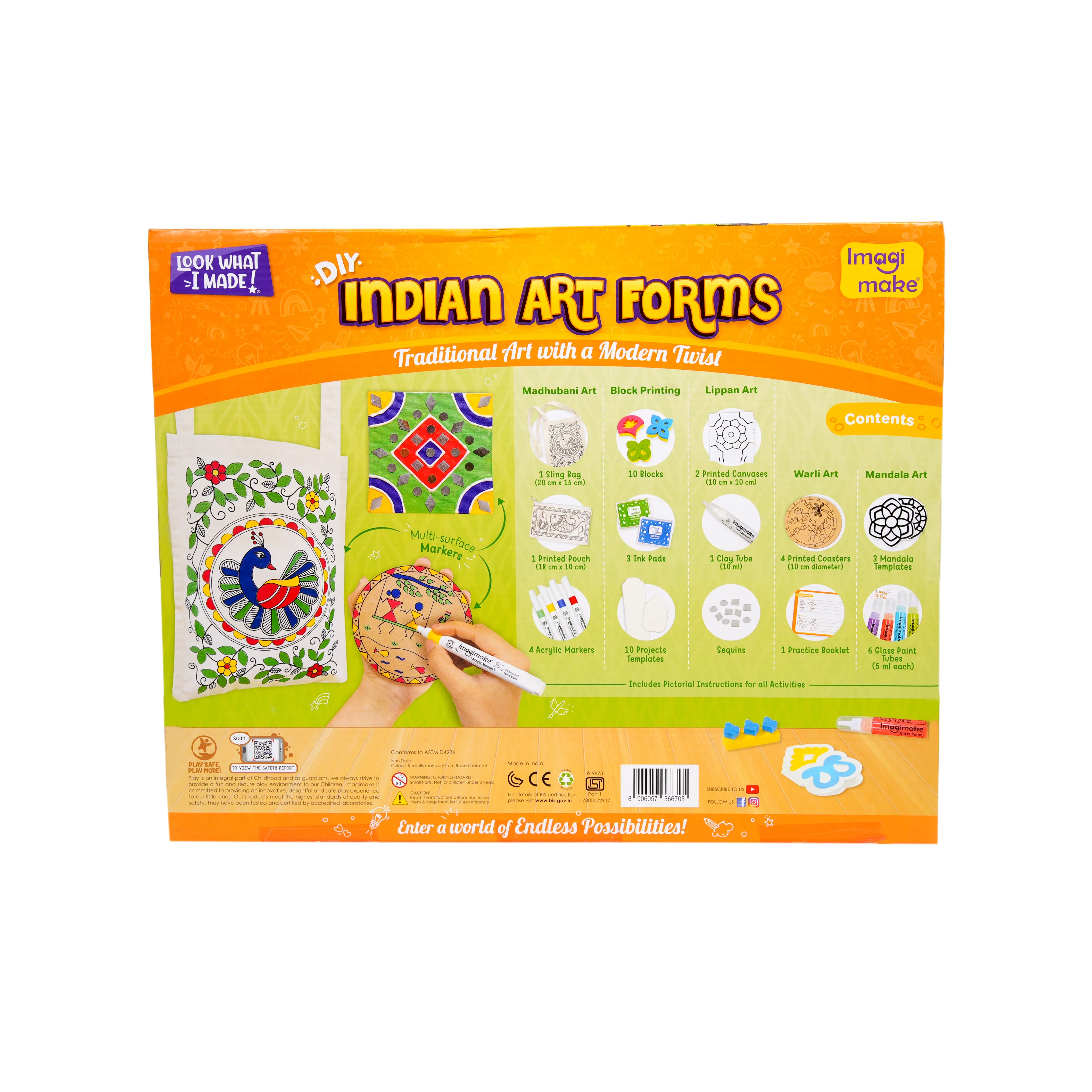 DIY Indian Art Forms � Traditional Art & Craft Kit - Image 3