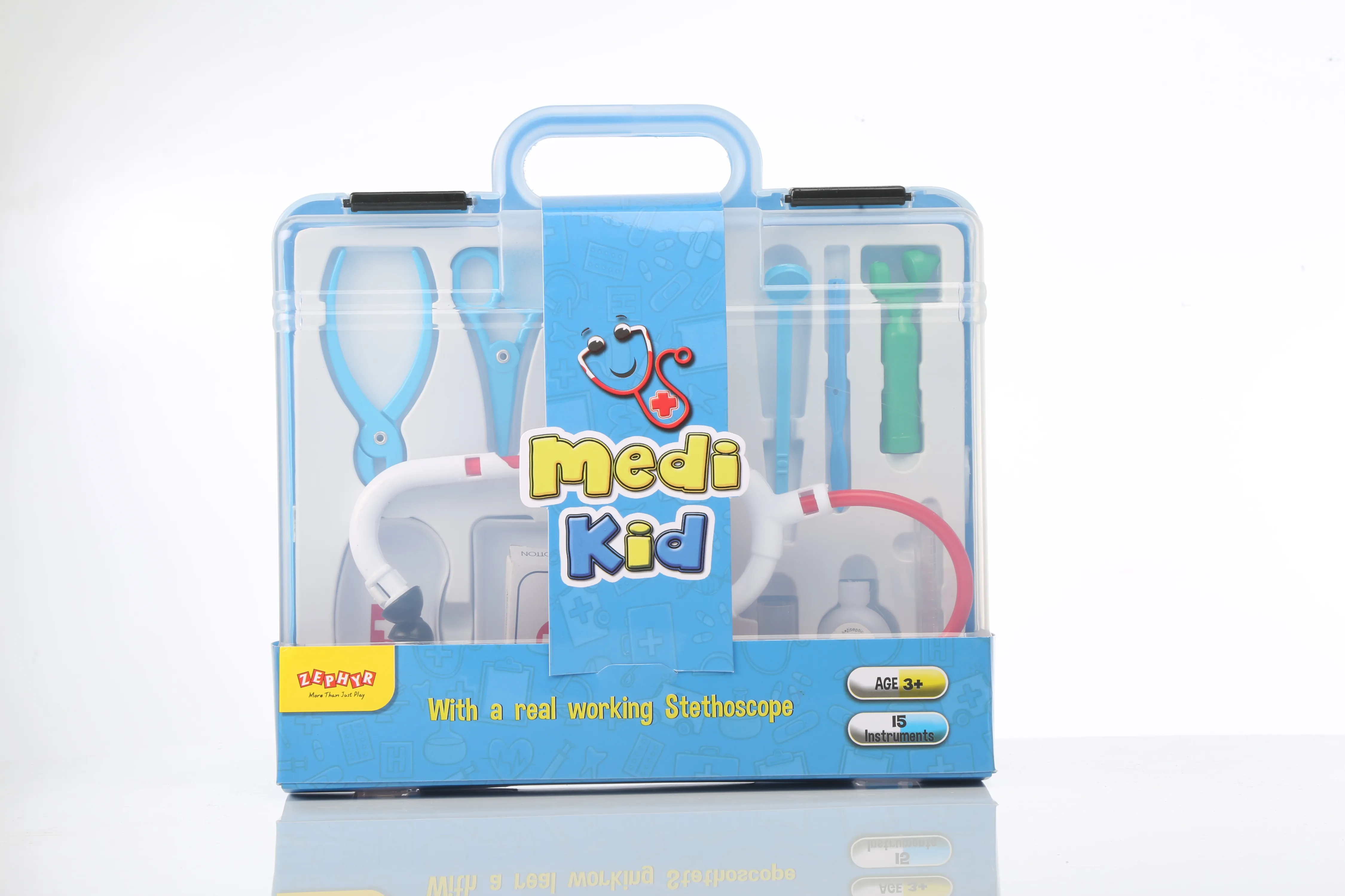 MEDI KID - BLUE | 3+ Years | Learning Steps Educational Toy | 14 Pieces - Image 1