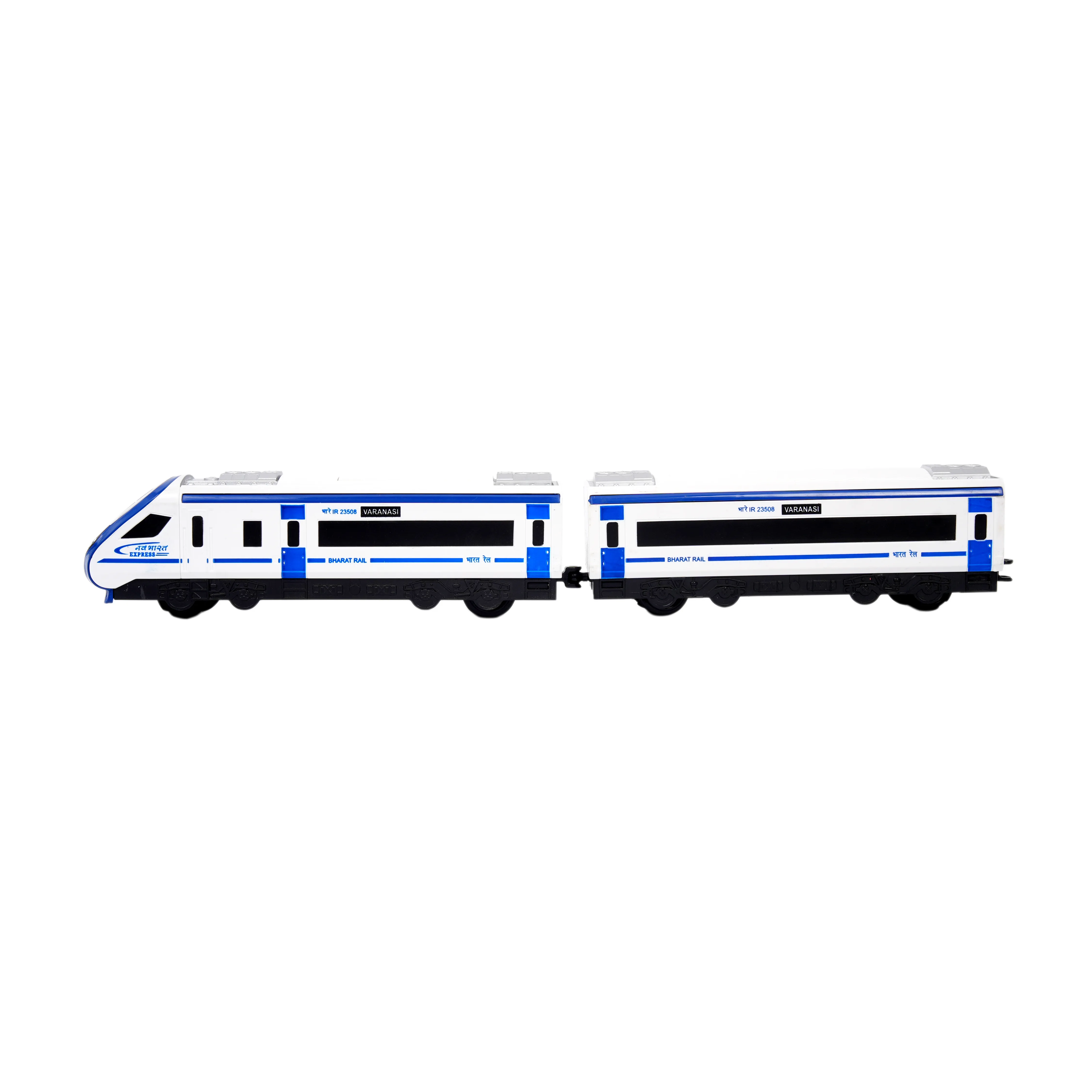 Nav Bharat Electric Blue Express High Speed Toy Train Set - Image 5