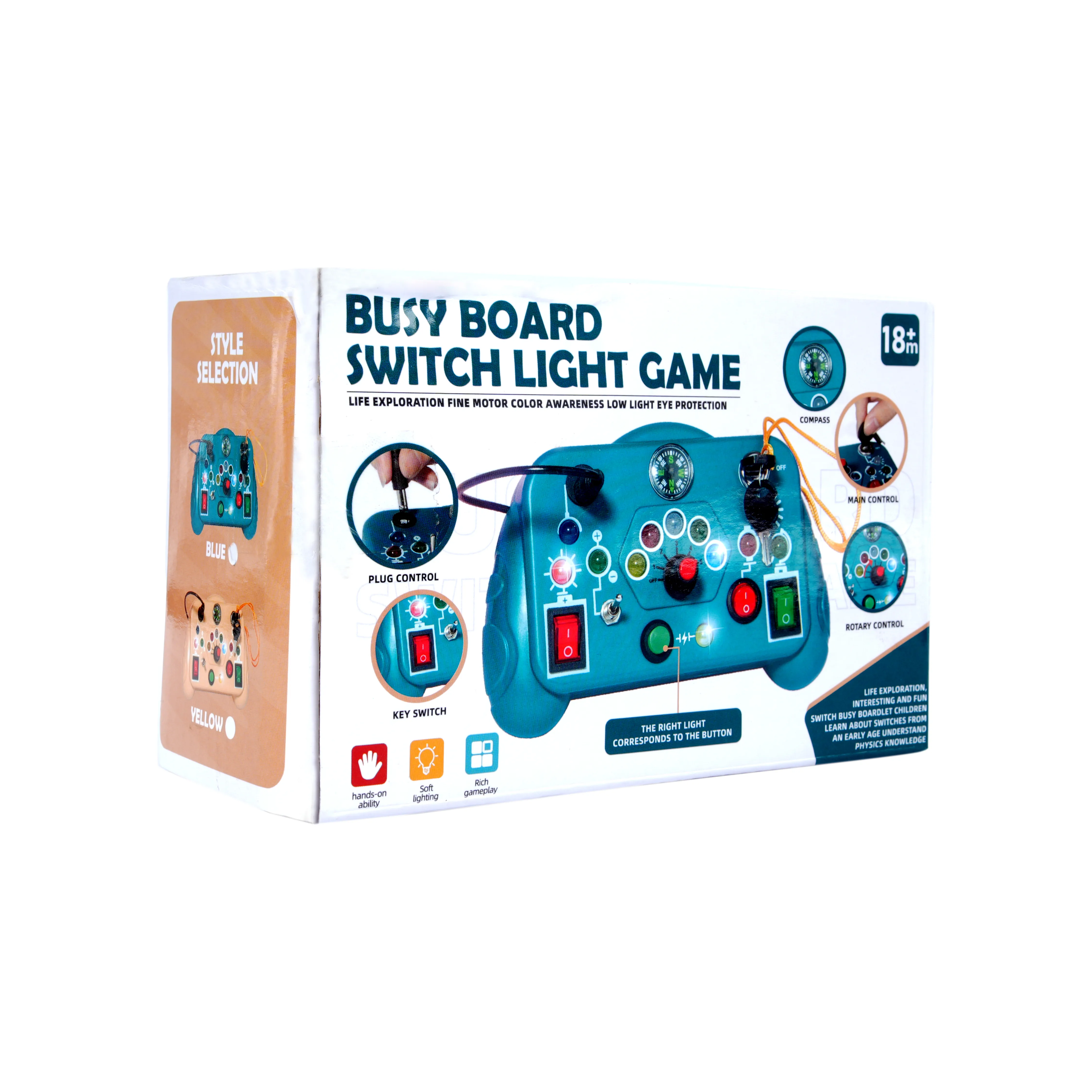 Busy Board Switch Light Game for Toddlers - Image 2
