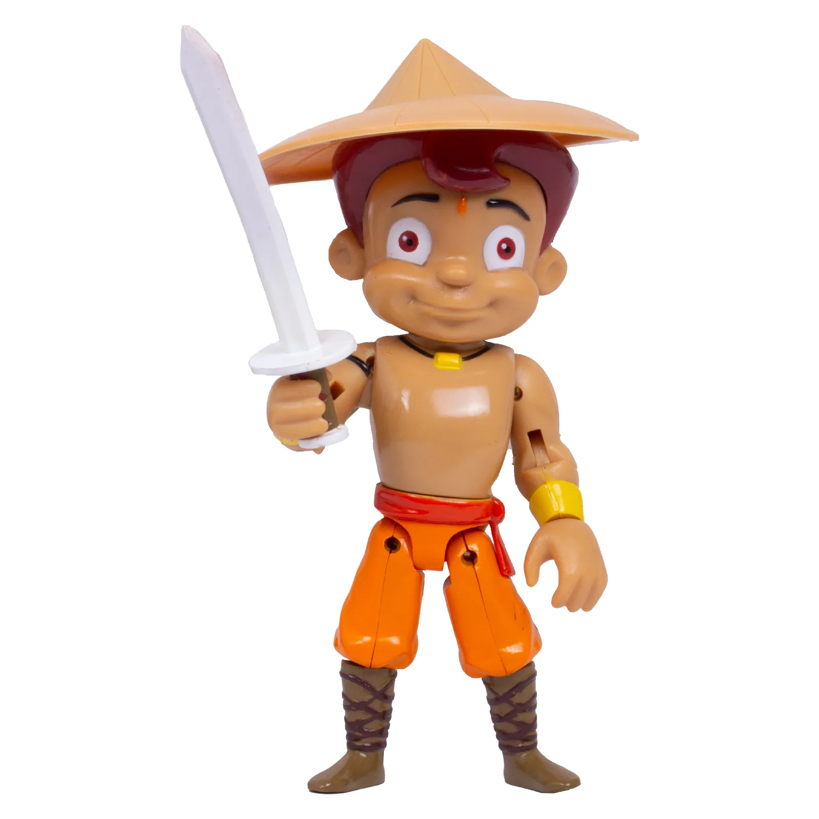 CHHOTA BHEEM 7 Inch Action Figure Toy with Sword & Hat (Official Funskool Licensed) - Image 2