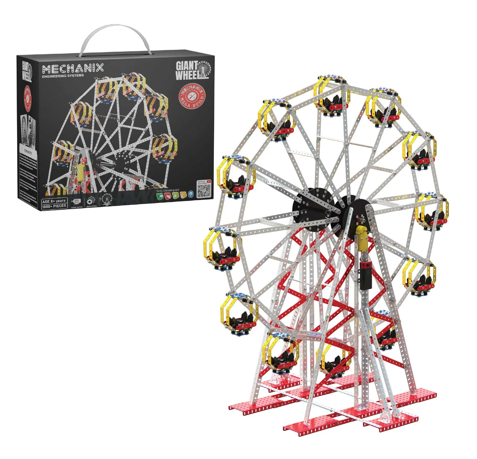 MECHANIX - GIANT WHEEL | 8+ Years | STEM DIY Building Kit |  Pieces | Build  Models - Image 3