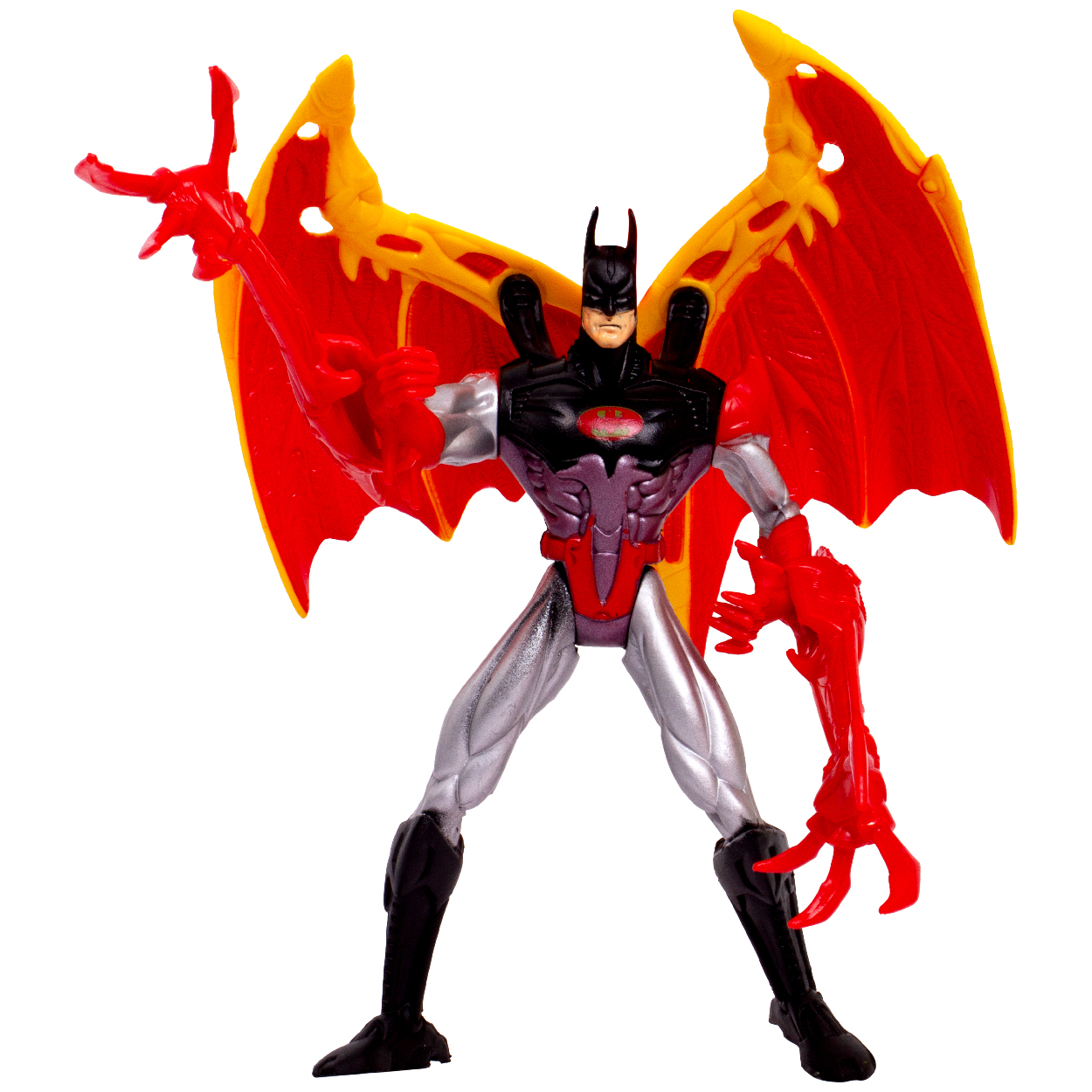 Funskool DC � Dark Crusader Batman Classic Action Figure (with Wings & Claw Weapons) - Image 1