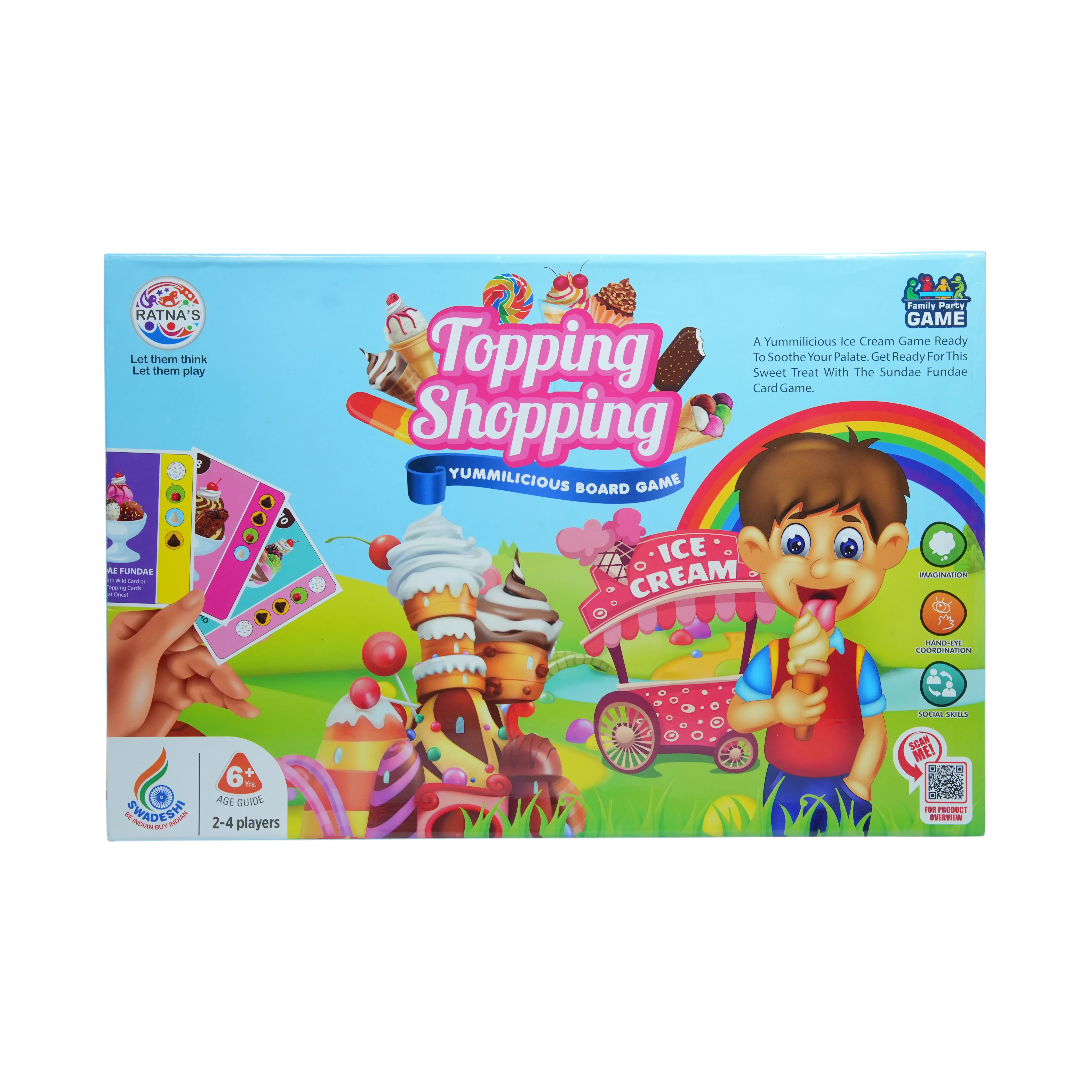 Topping Shopping � Yummilicious Ice Cream Board Game for Kids - Image 1