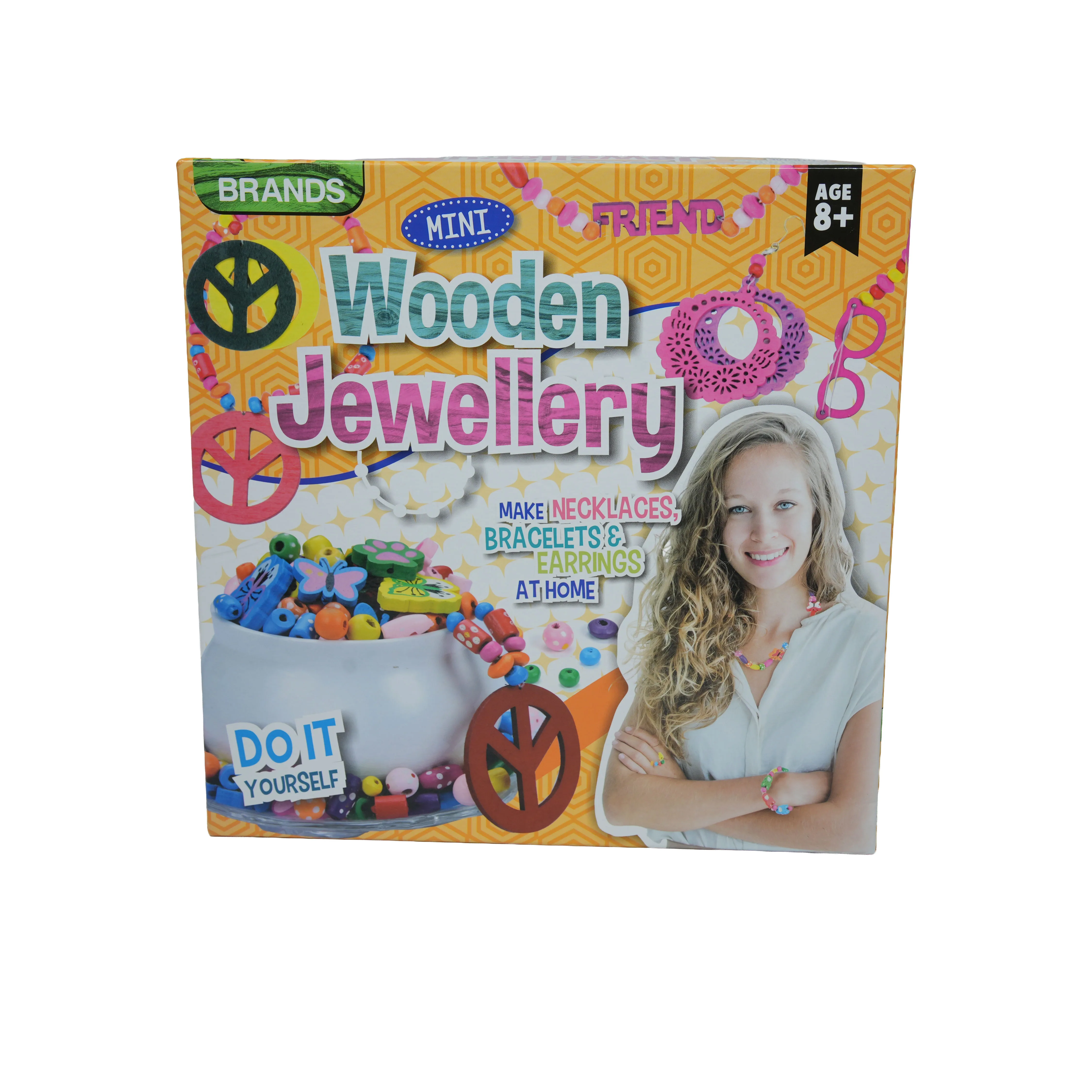 Mini Wooden Jewellery DIY Kit � Make Your Own Necklaces, Bracelets & Earrings - Image 1