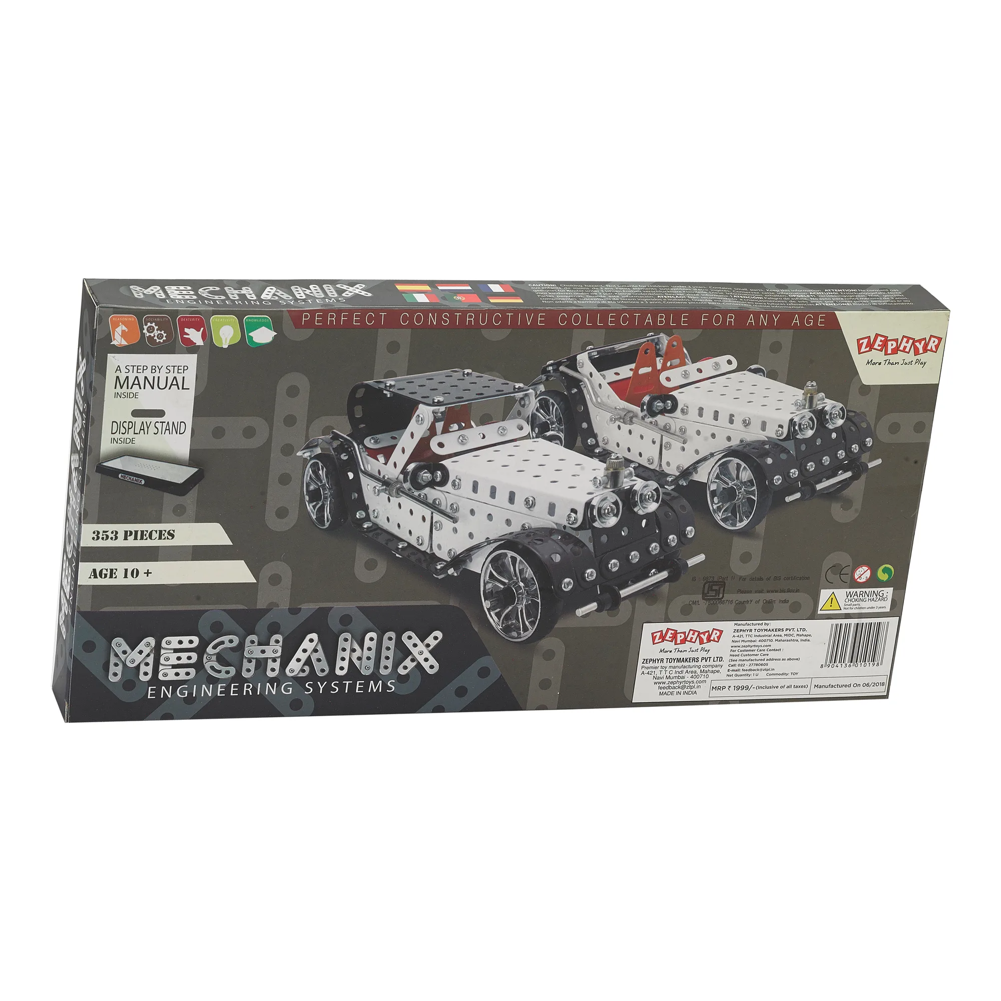 MECHANIX - VINTAGE CAR | 10+ Years | STEM DIY Building Kit | 353 Pieces | Build 1 Models - Image 3