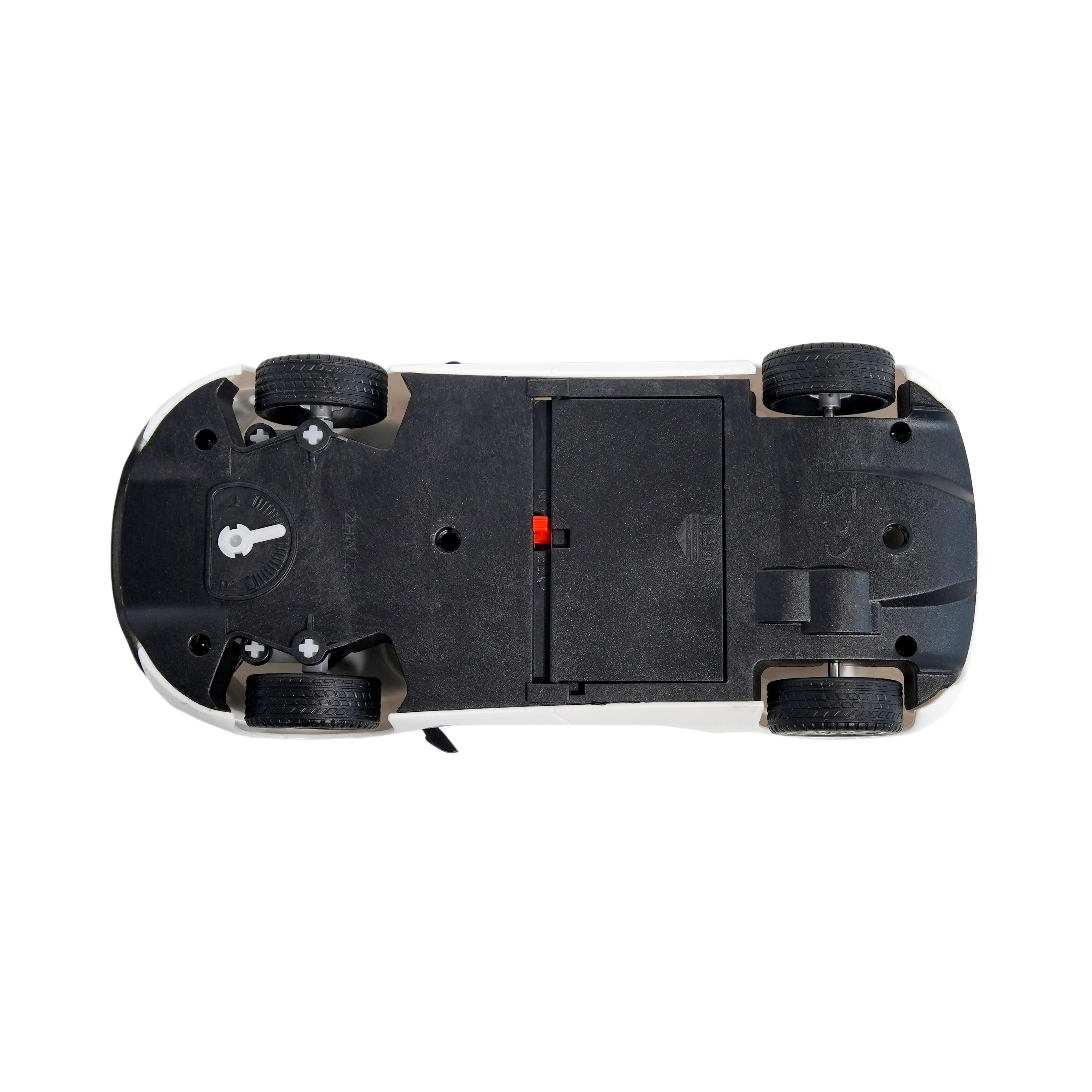 Kids White Sports Car Toy � Stylish Die-Cast Look Racing Car - Image 3