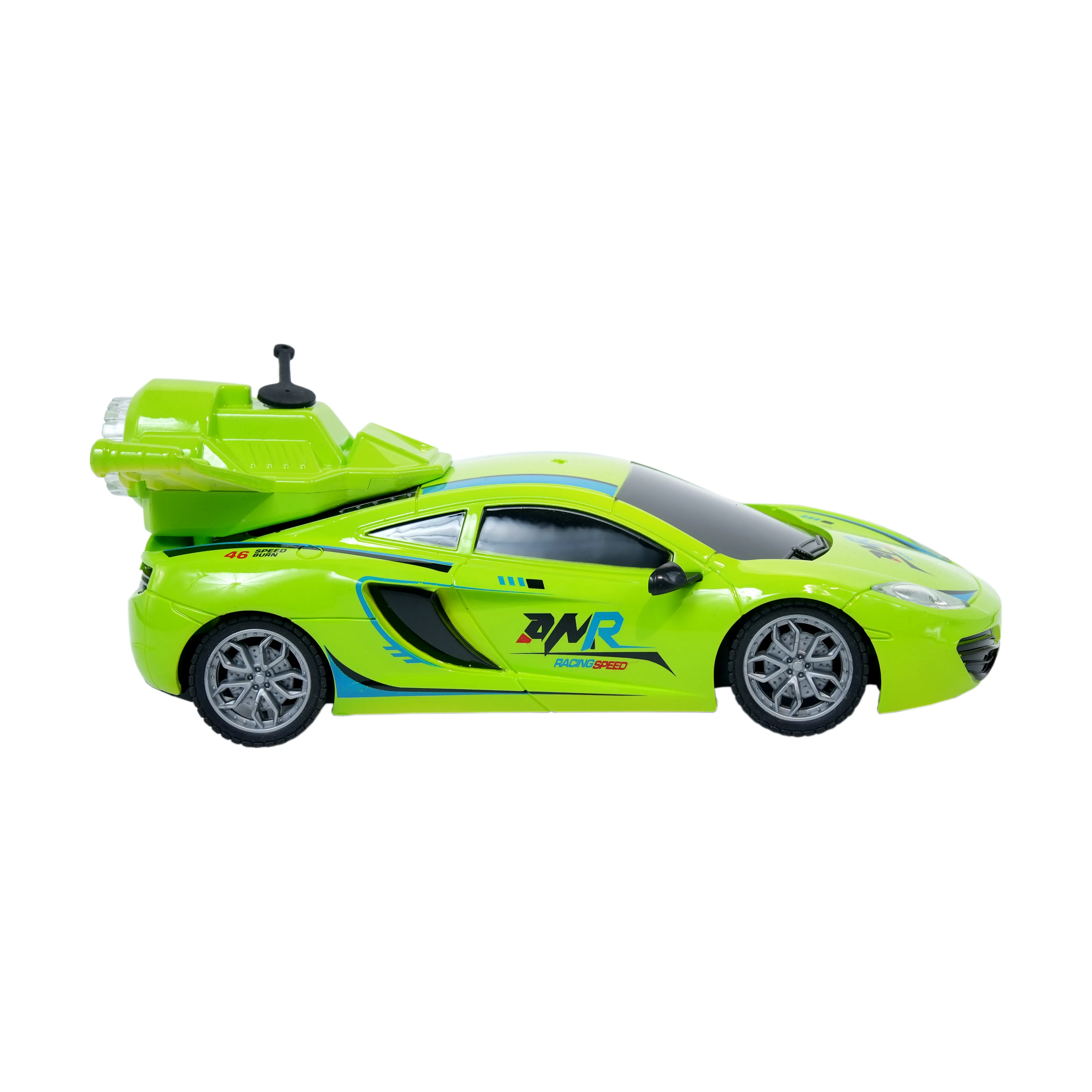 Battle Racing Car Toy with Rotating Cannon � Green Military Style Toy Car - Image 1