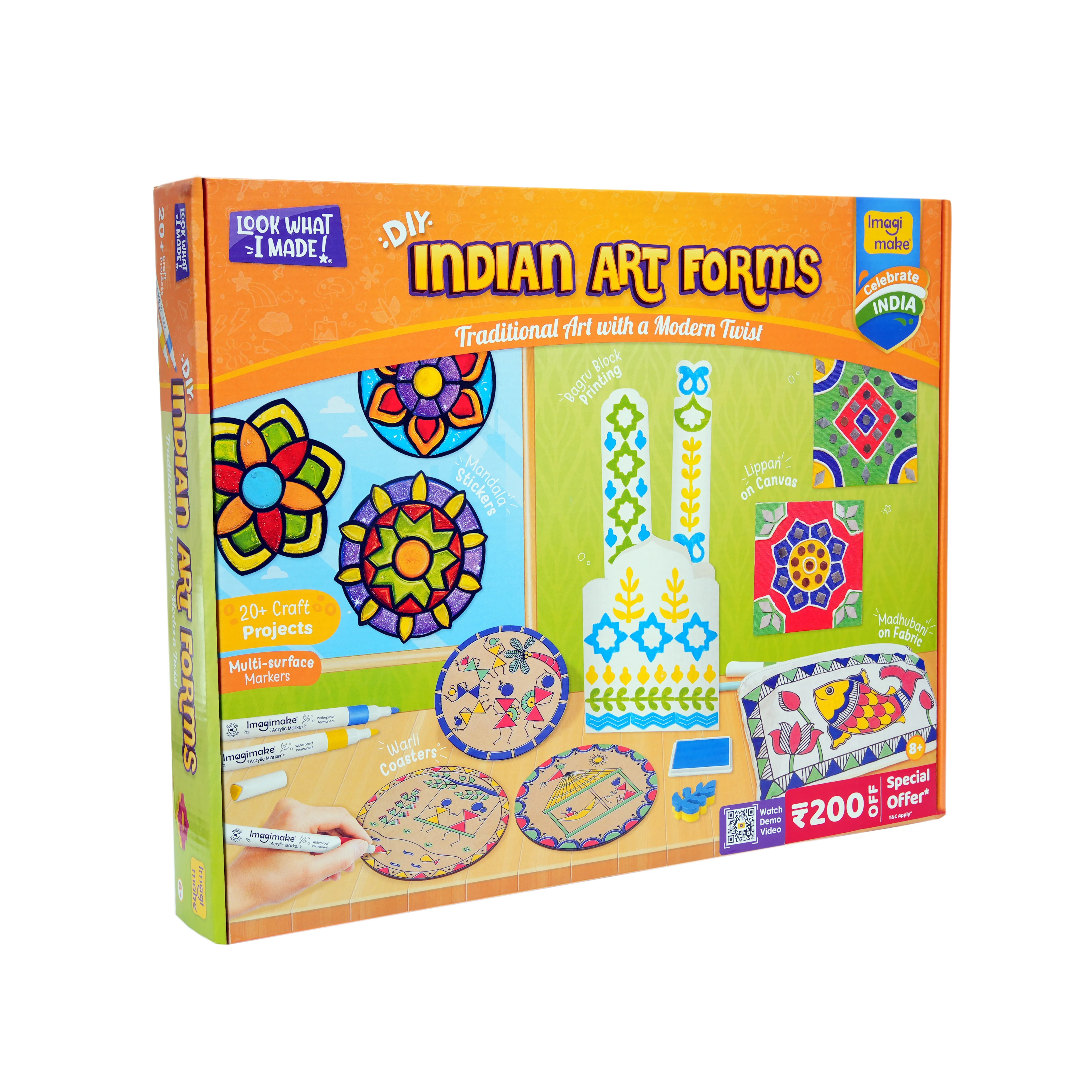 DIY Indian Art Forms � Traditional Art & Craft Kit - Image 2