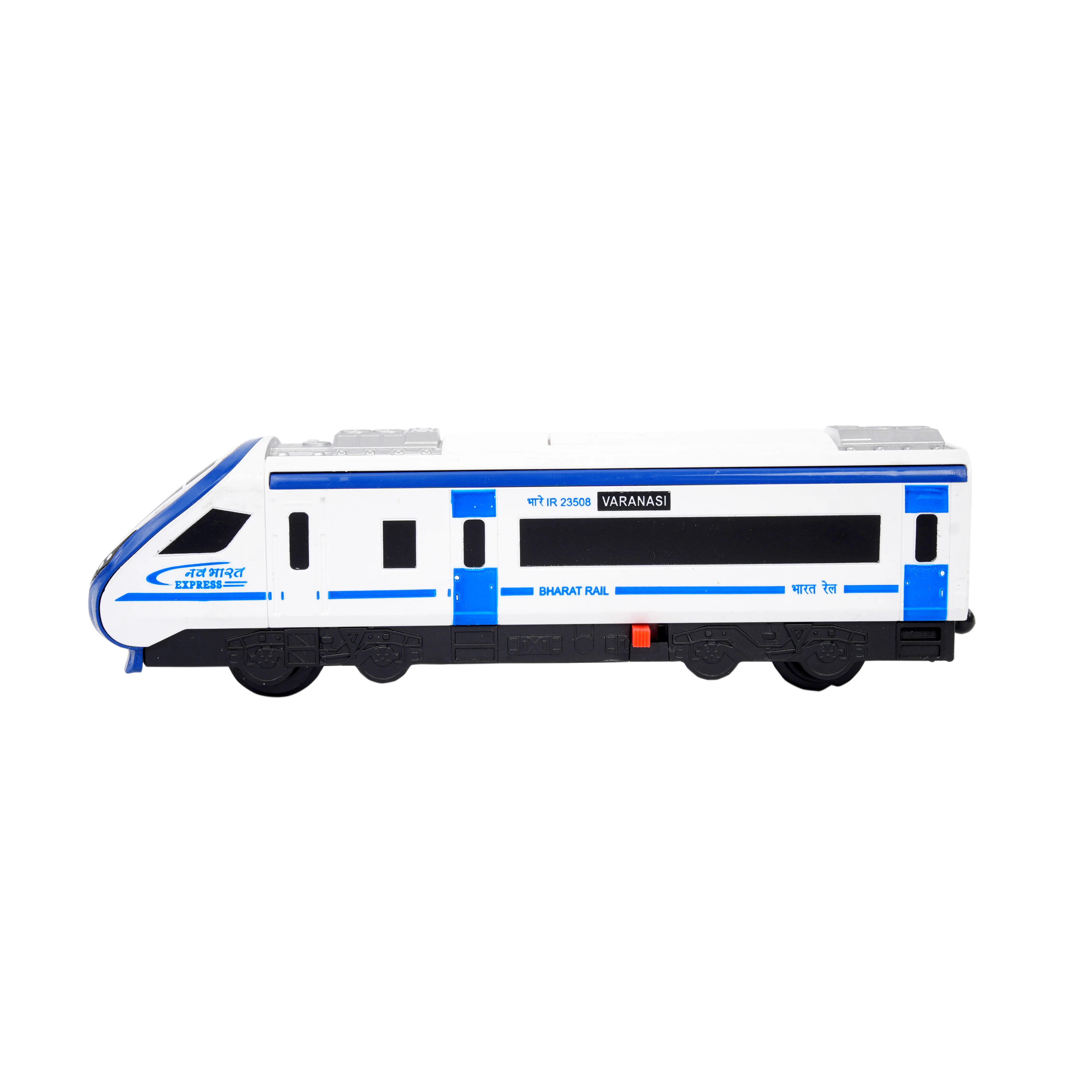 Nav Bharat Electric Blue Express High Speed Toy Train Set - Image 2