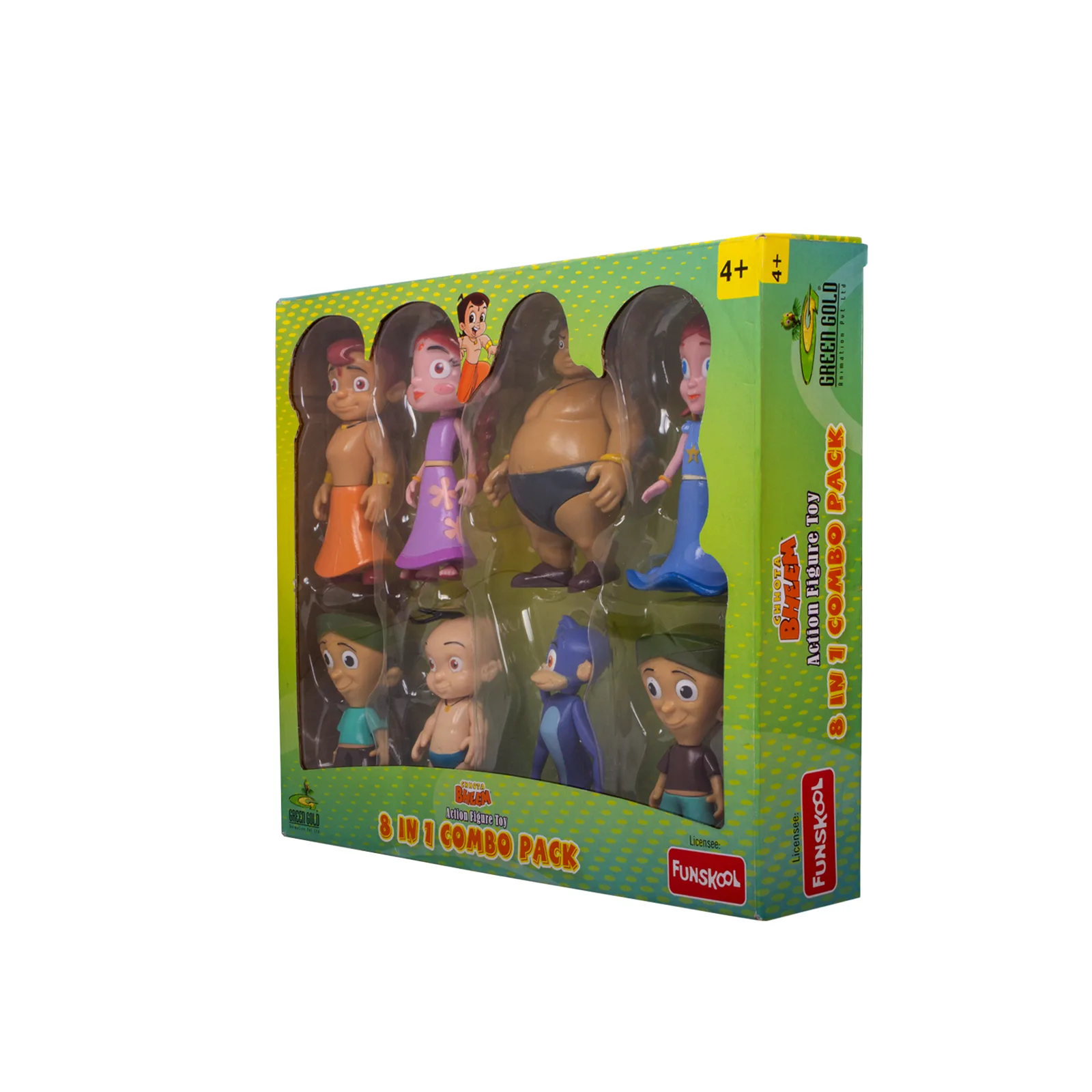 CHHOTA BHEEM 8 in 1 Action Figure Combo Pack � Complete Character Set for Kids | Funskool - Image 2