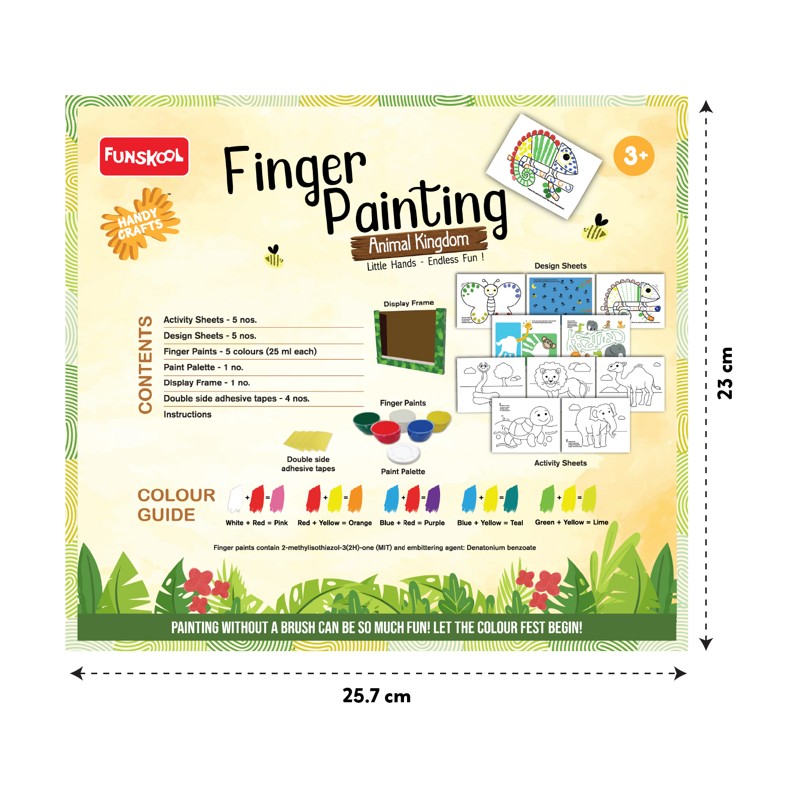 Finger Painting Kit for Kids � Mess-Friendly Tactile Art (3�8 Years) - Image 3